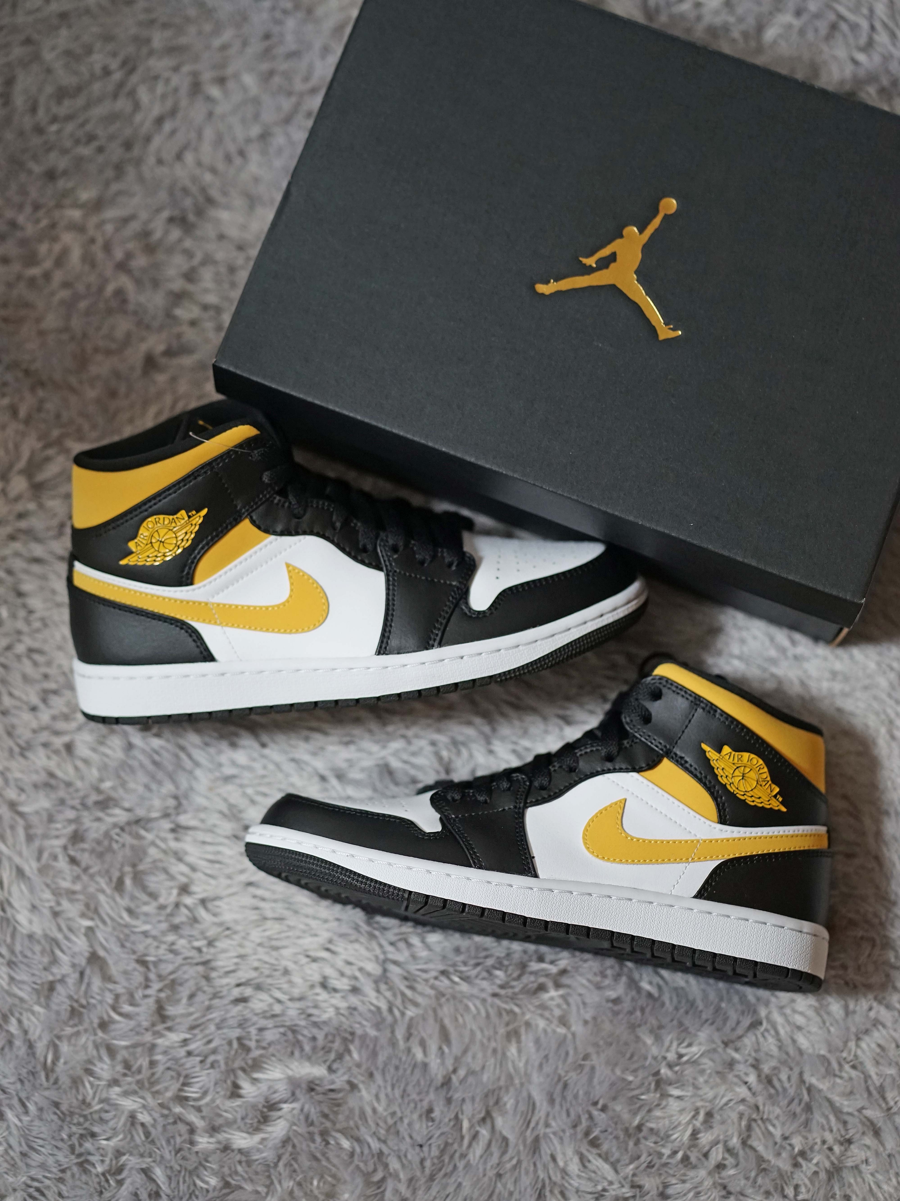 Jordan 1 Mid Pollen 착용 스타일 - 3