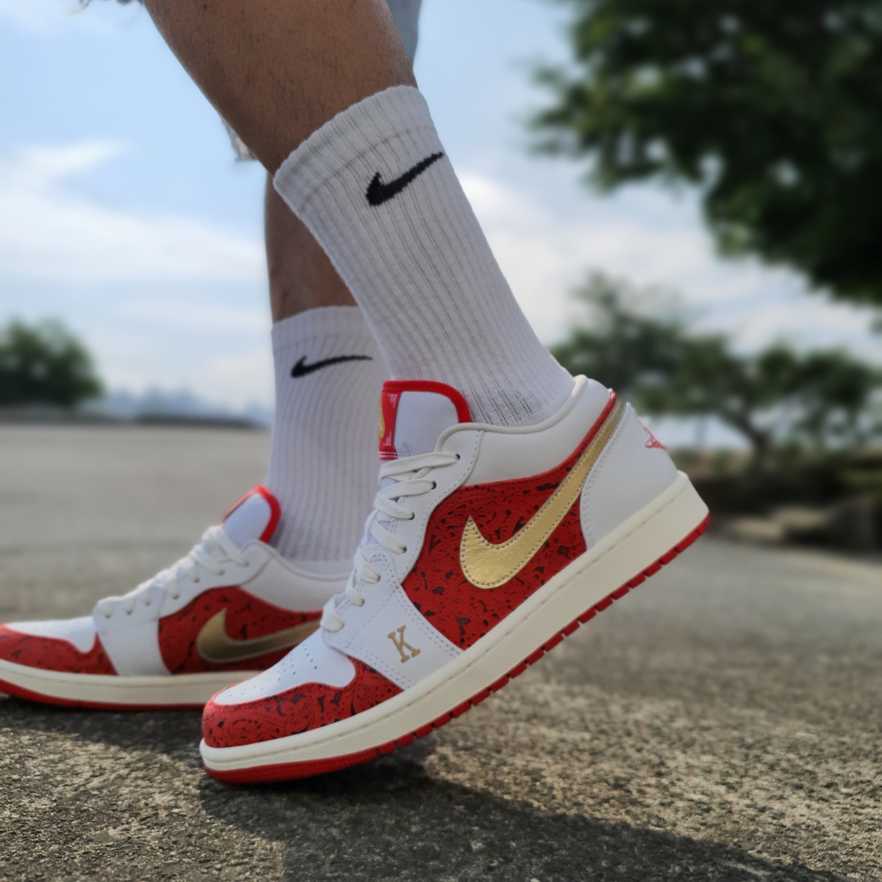 Jordan 1 Low SE Spades 착용 스타일