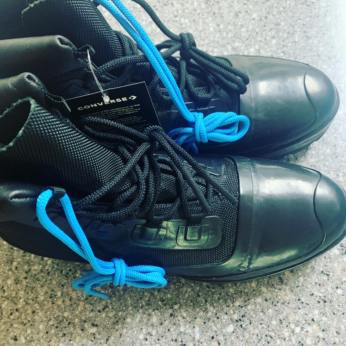 Converse x Ambush Chuck Taylor All Star Duck Boot Black 착용 스타일 - 1