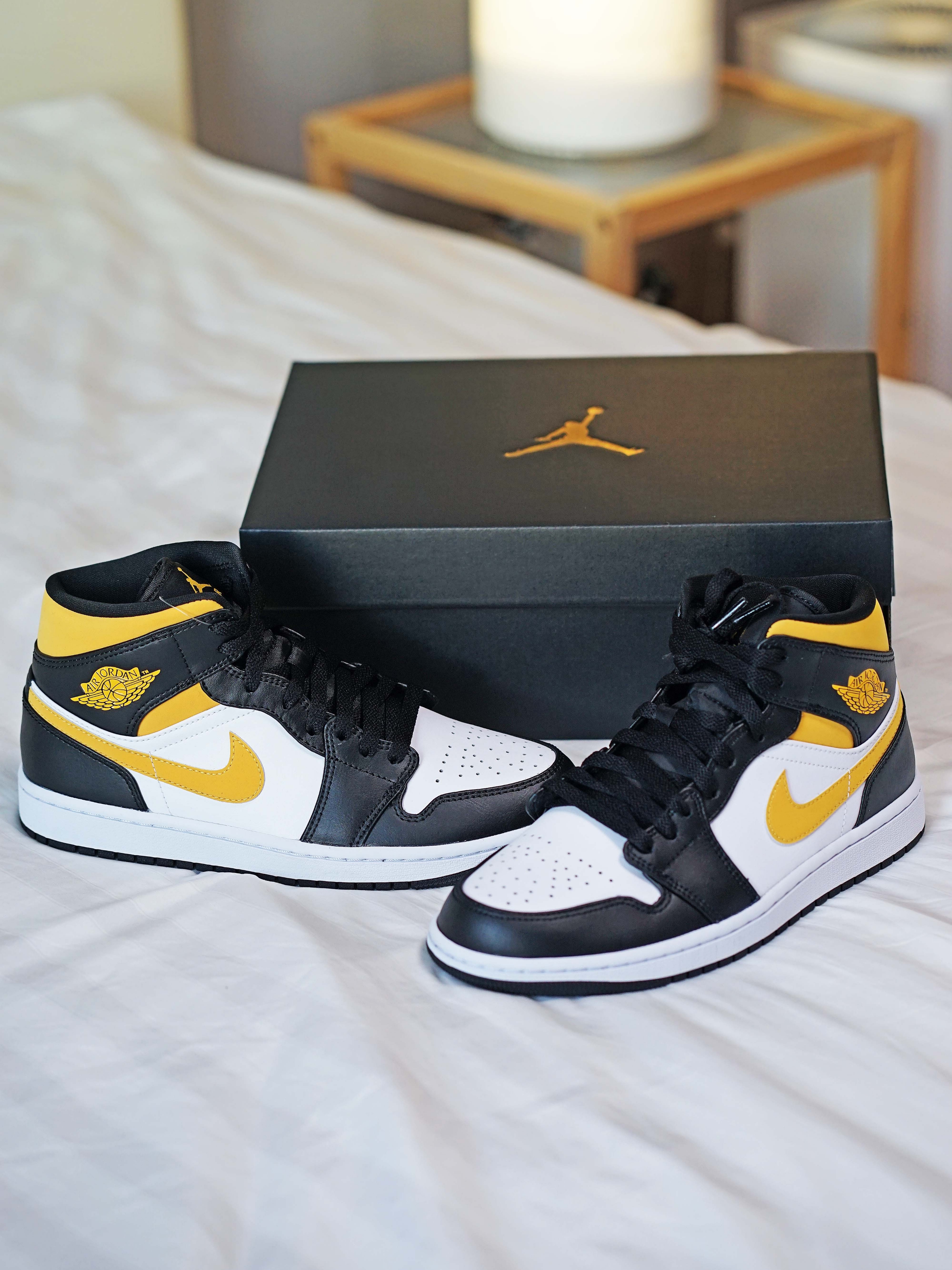 Jordan 1 Mid Pollen 착용 스타일 - 2