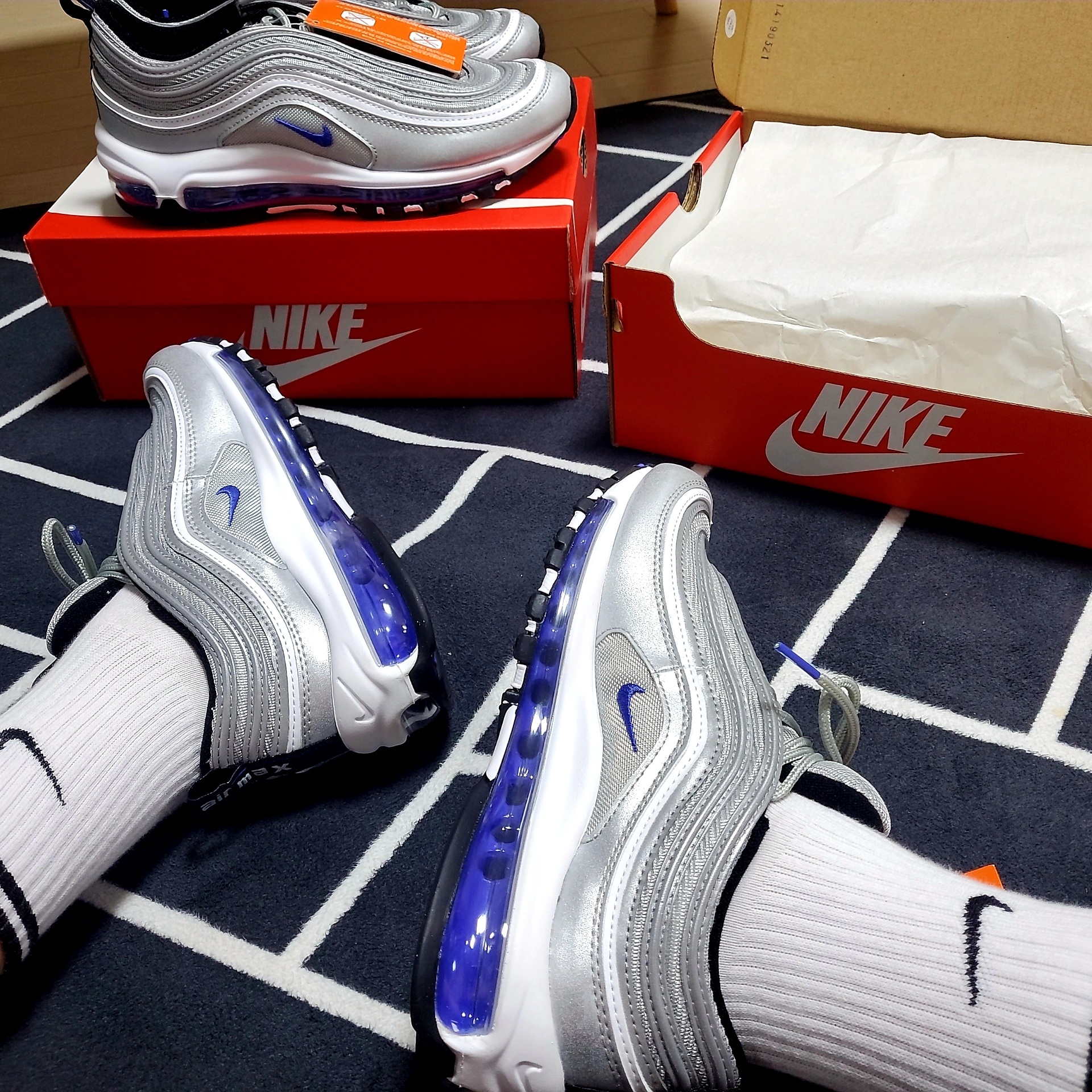 Nike Air Max 97 Persian Violet 착용 스타일 - 1