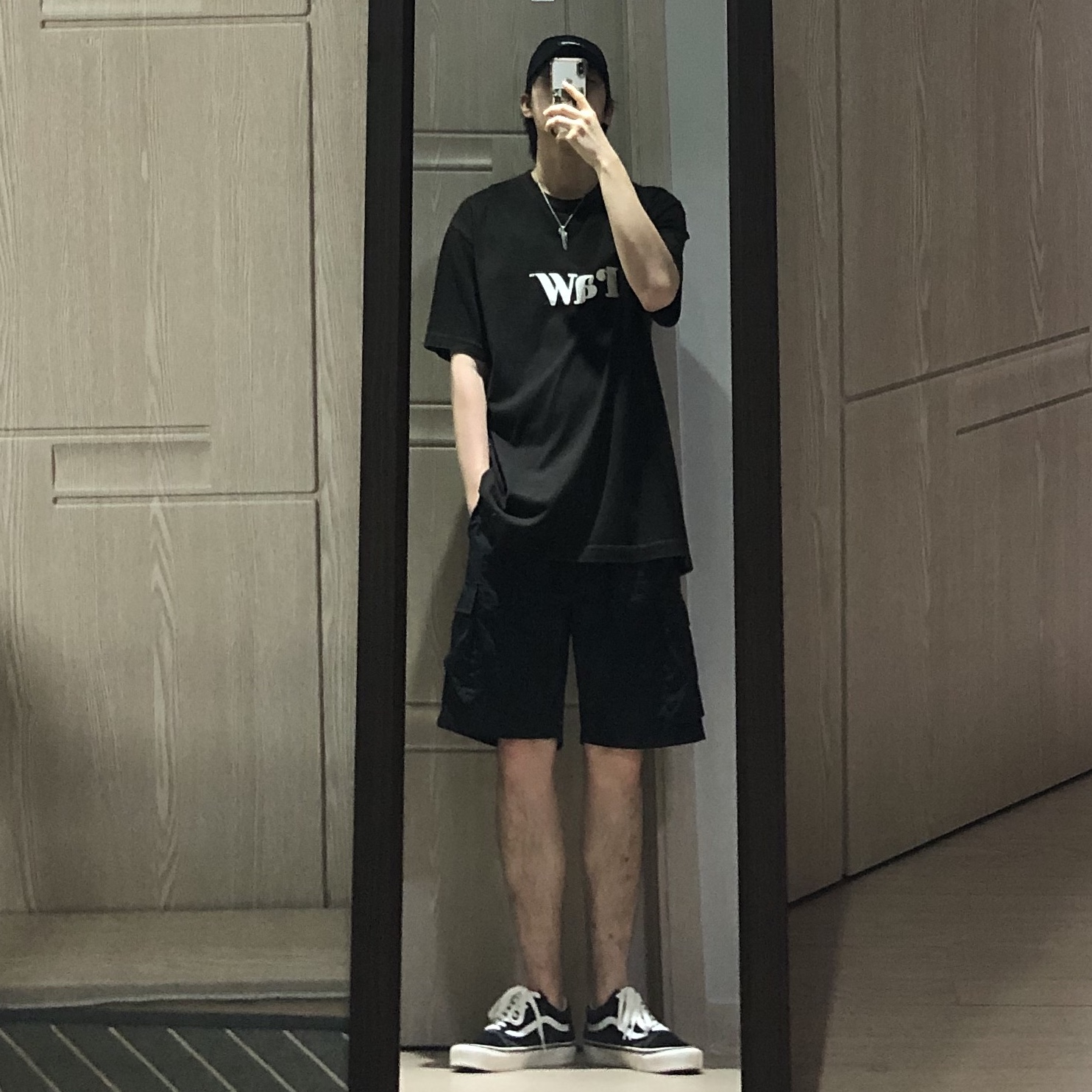Vans Old Skool 36 DX Anaheim Factory Black White 착용 스타일