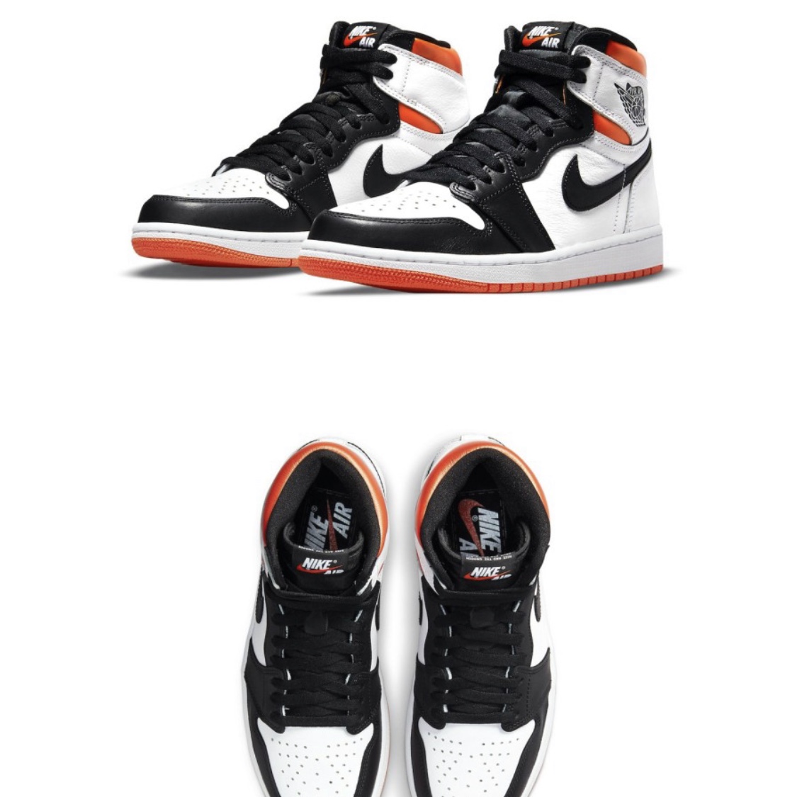 Jordan 1 Retro High OG Electro Orange 착용 스타일 - 3