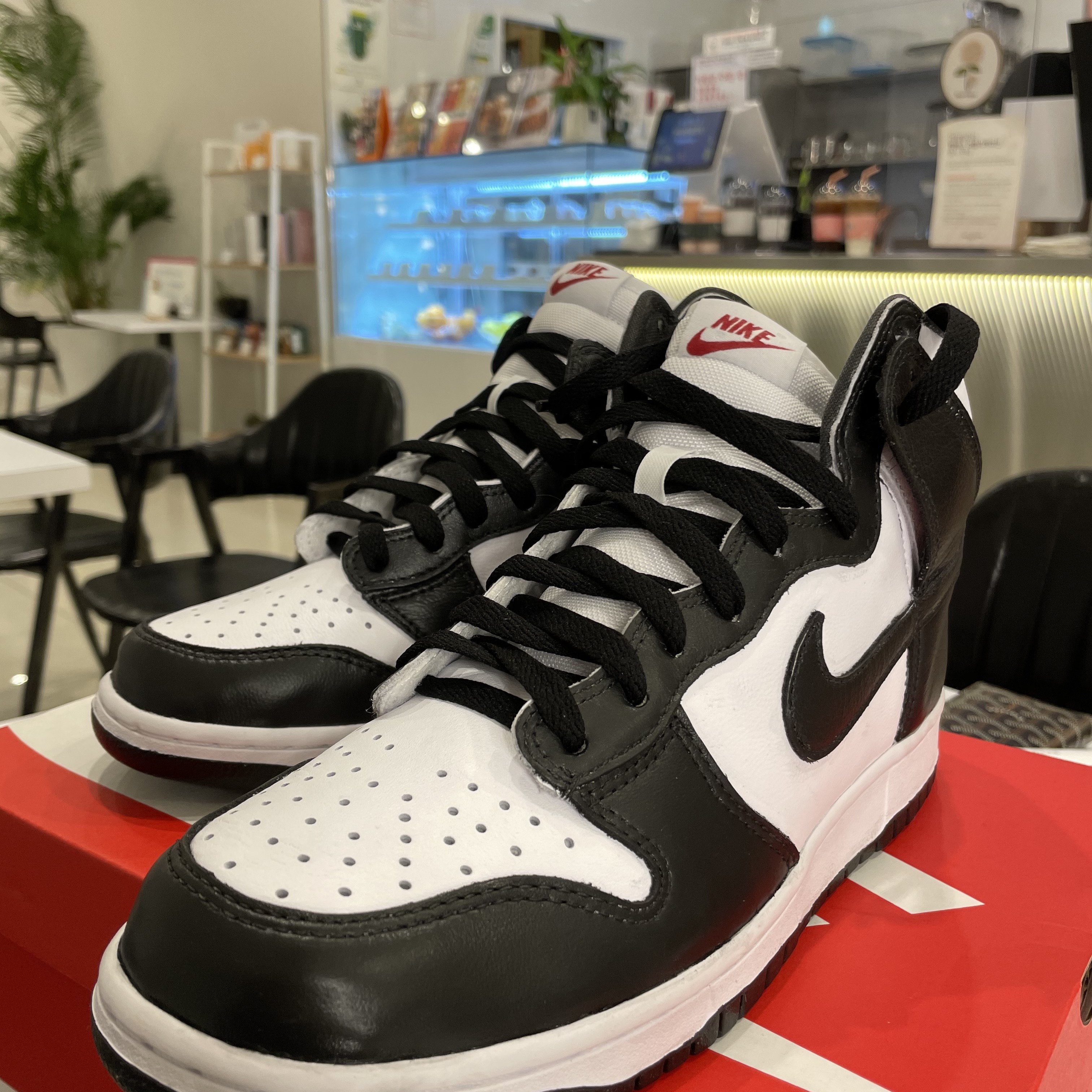 Nike Dunk High SP Pure Platinum 착용 스타일 - 2