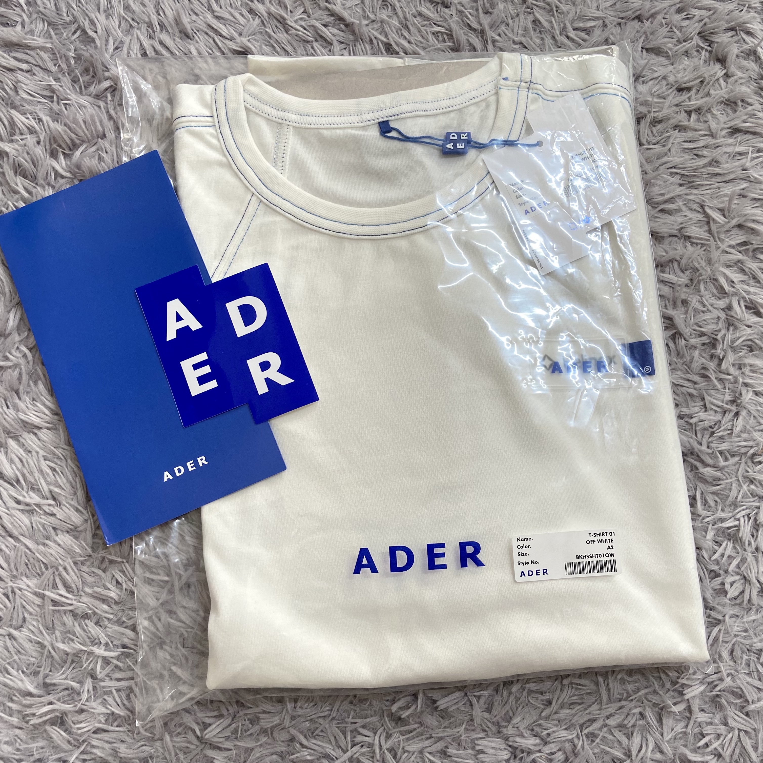 Ader Error x Helinox T-Shirt Off White 착용 스타일