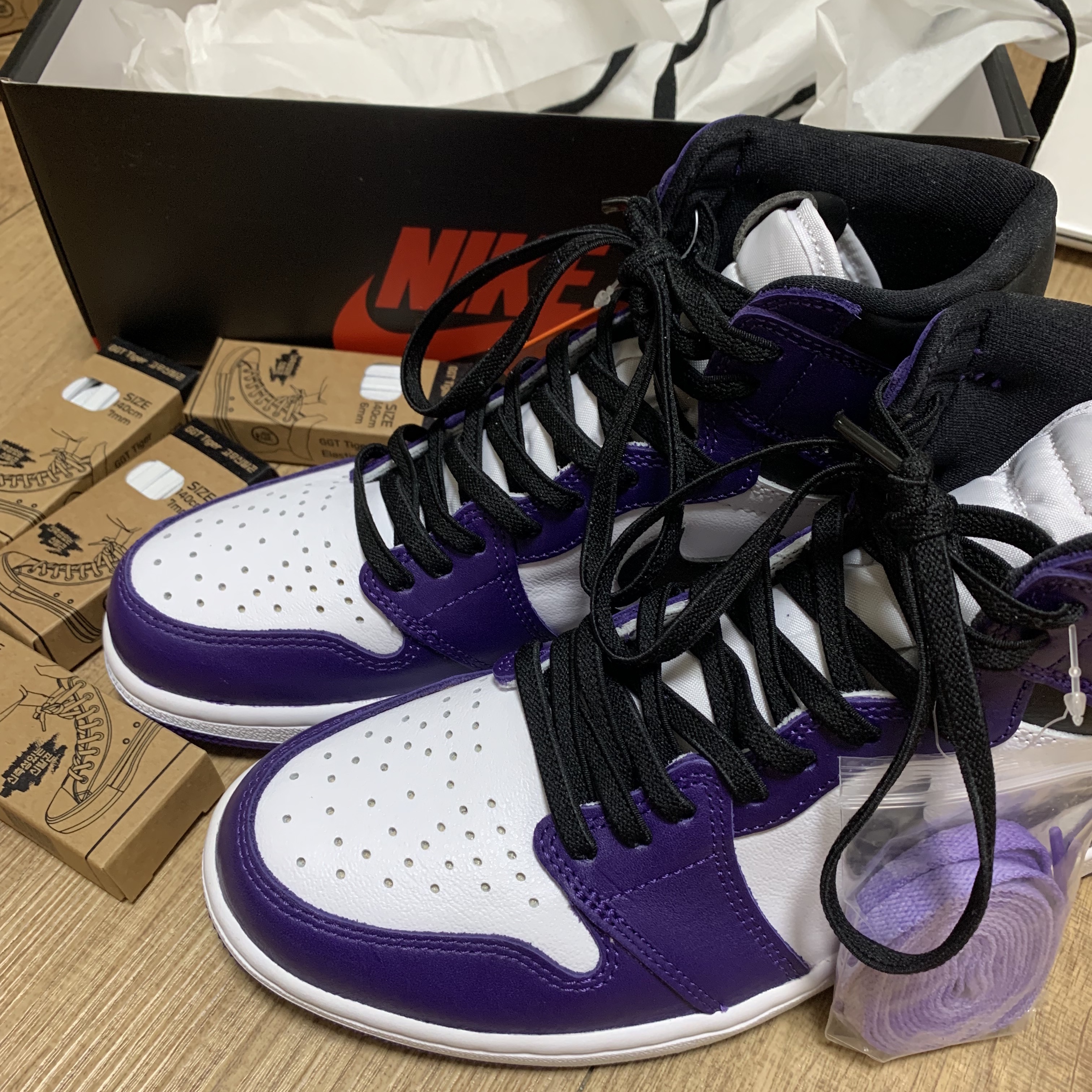 Jordan 1 Retro High OG Court Purple 2020 착용 스타일