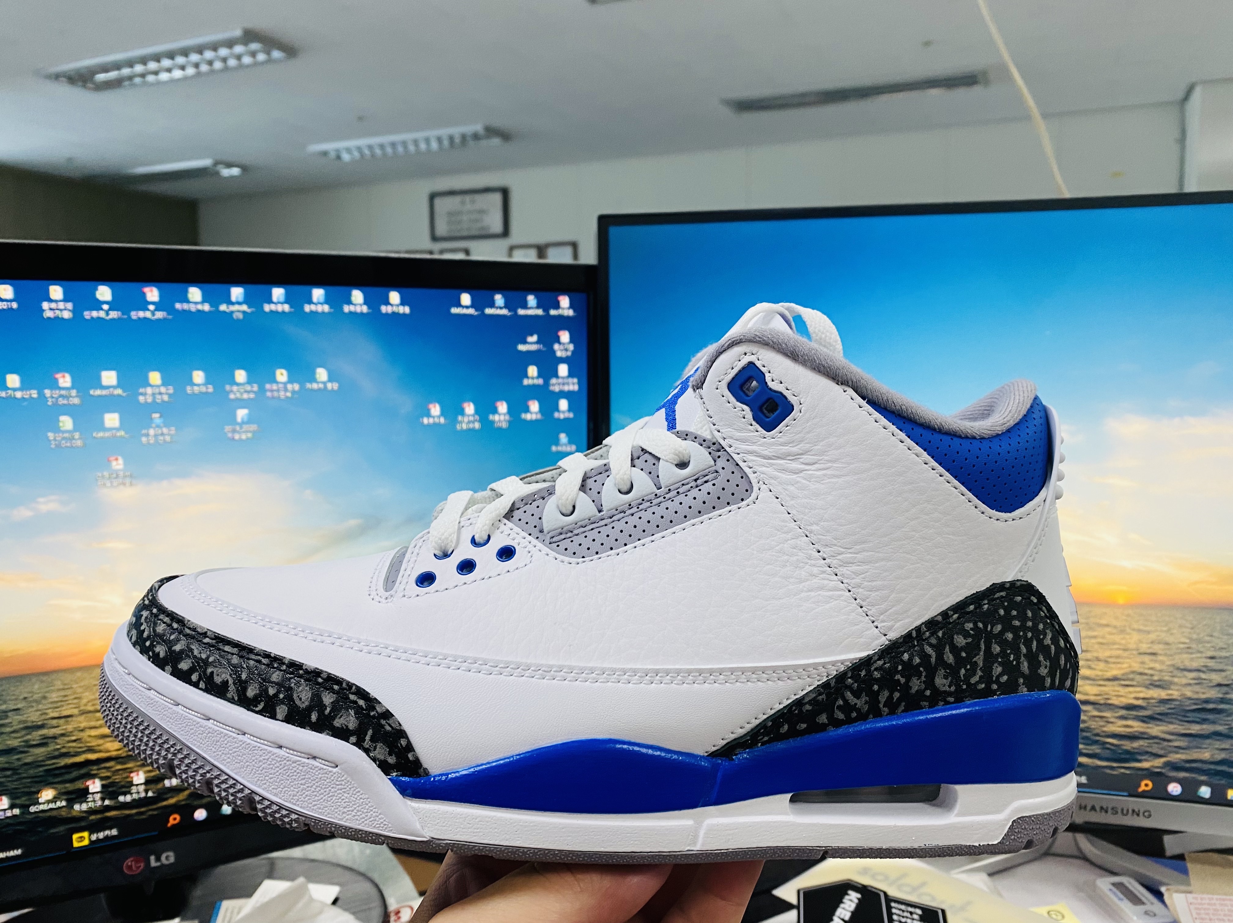 Jordan 3 Retro Racer Blue 착용 스타일