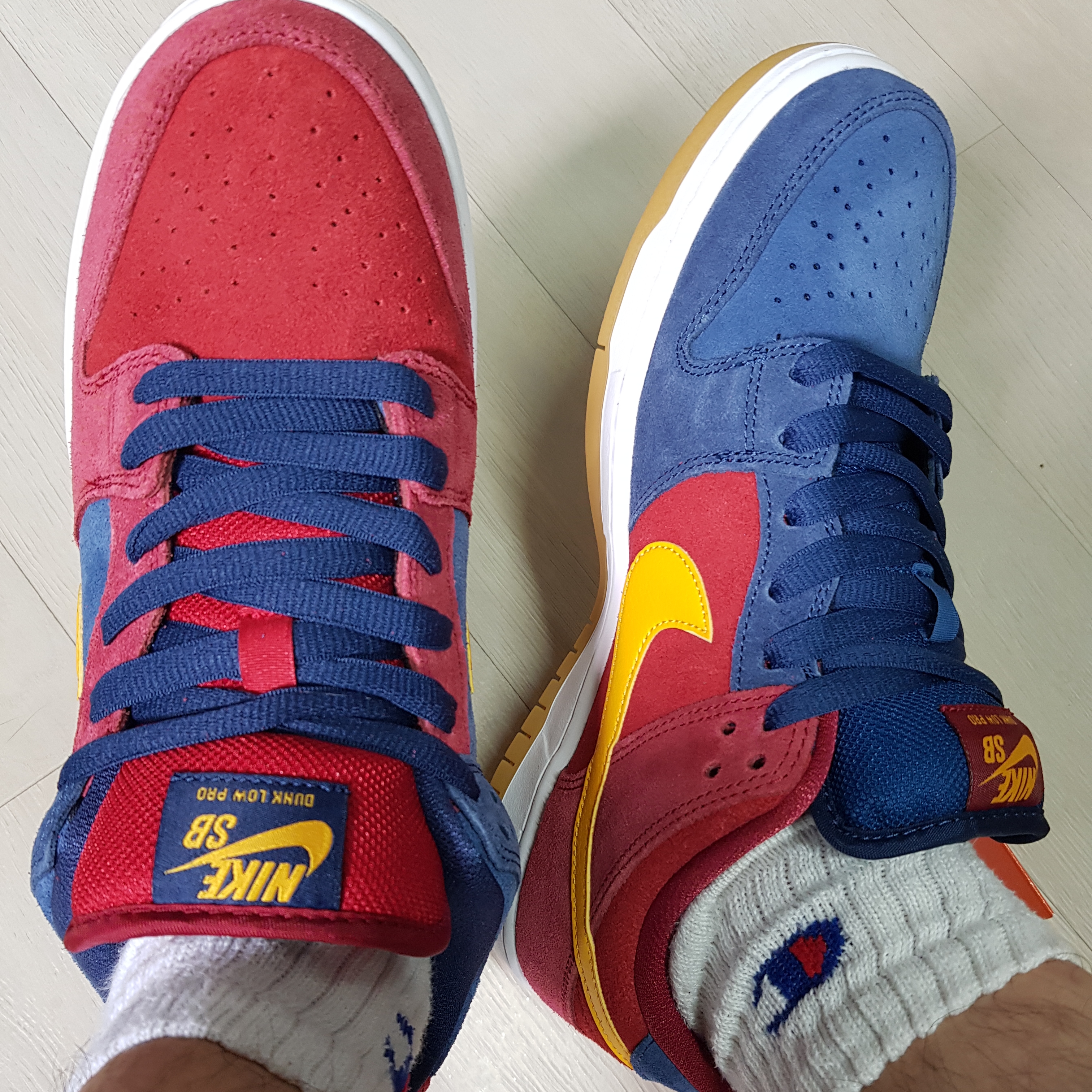 Nike SB Dunk Low Pro Premium Barcelona 착용 스타일