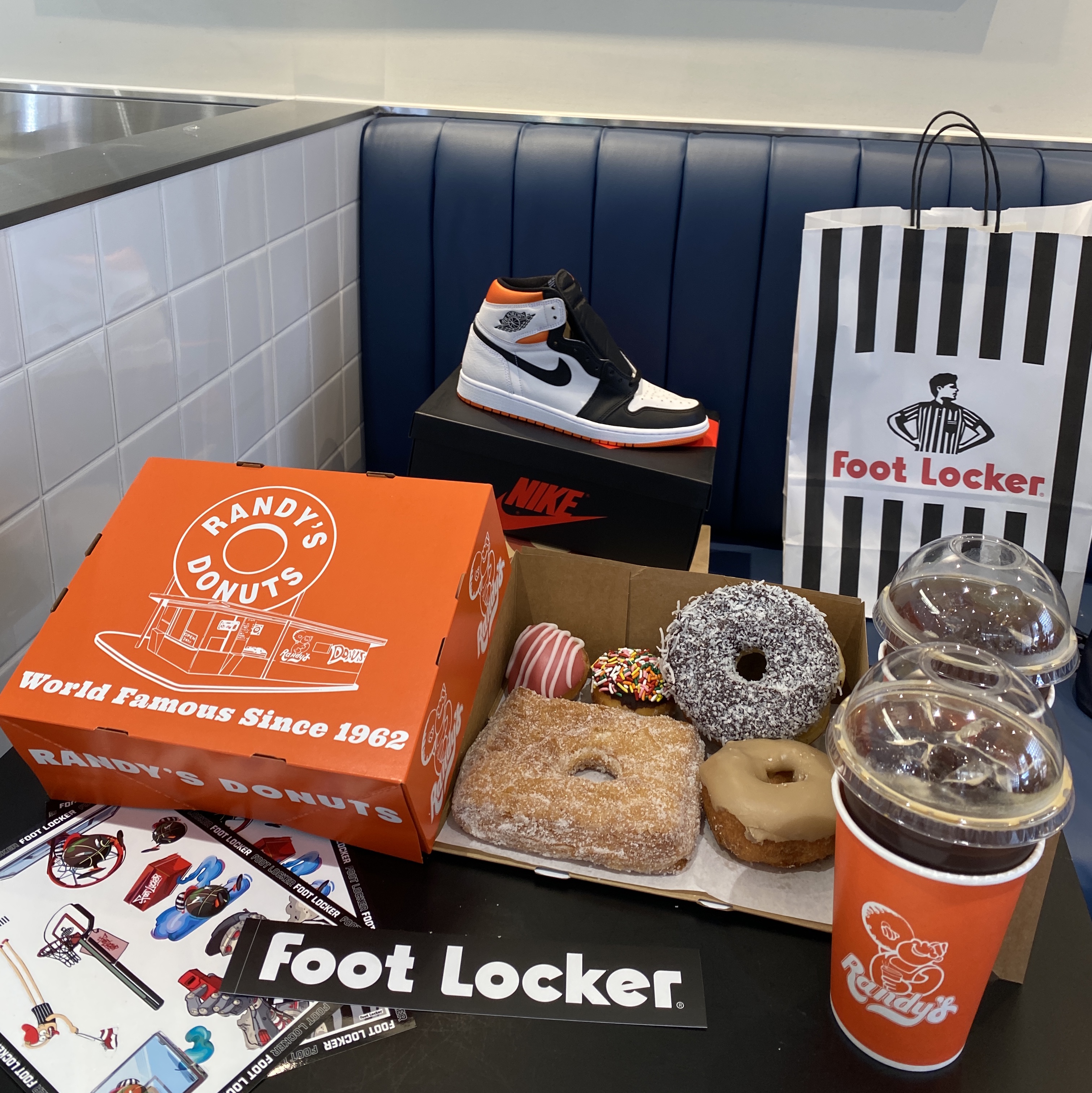 Jordan 1 Retro High OG Electro Orange, (GS) Jordan 1 Retro High OG Electro Orange 착용 스타일
