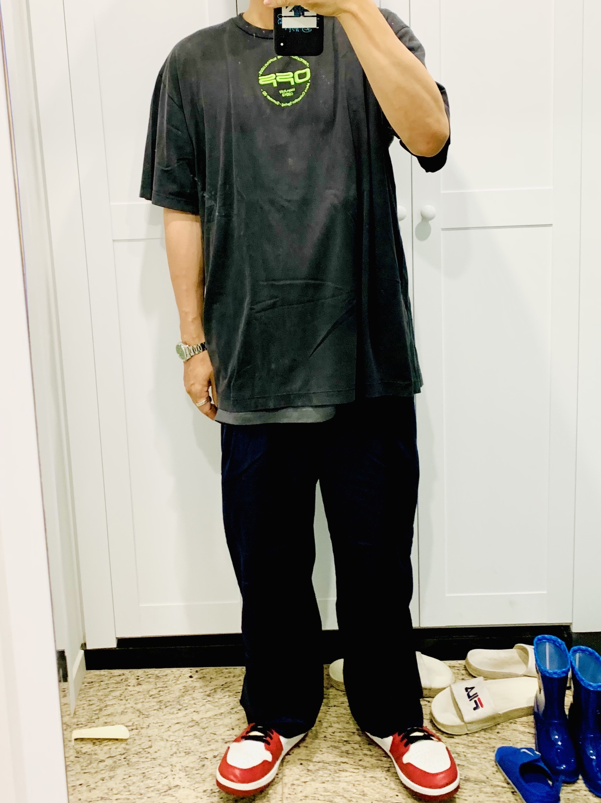 Jordan 1.5 Retro Chicago 2015 착용 스타일