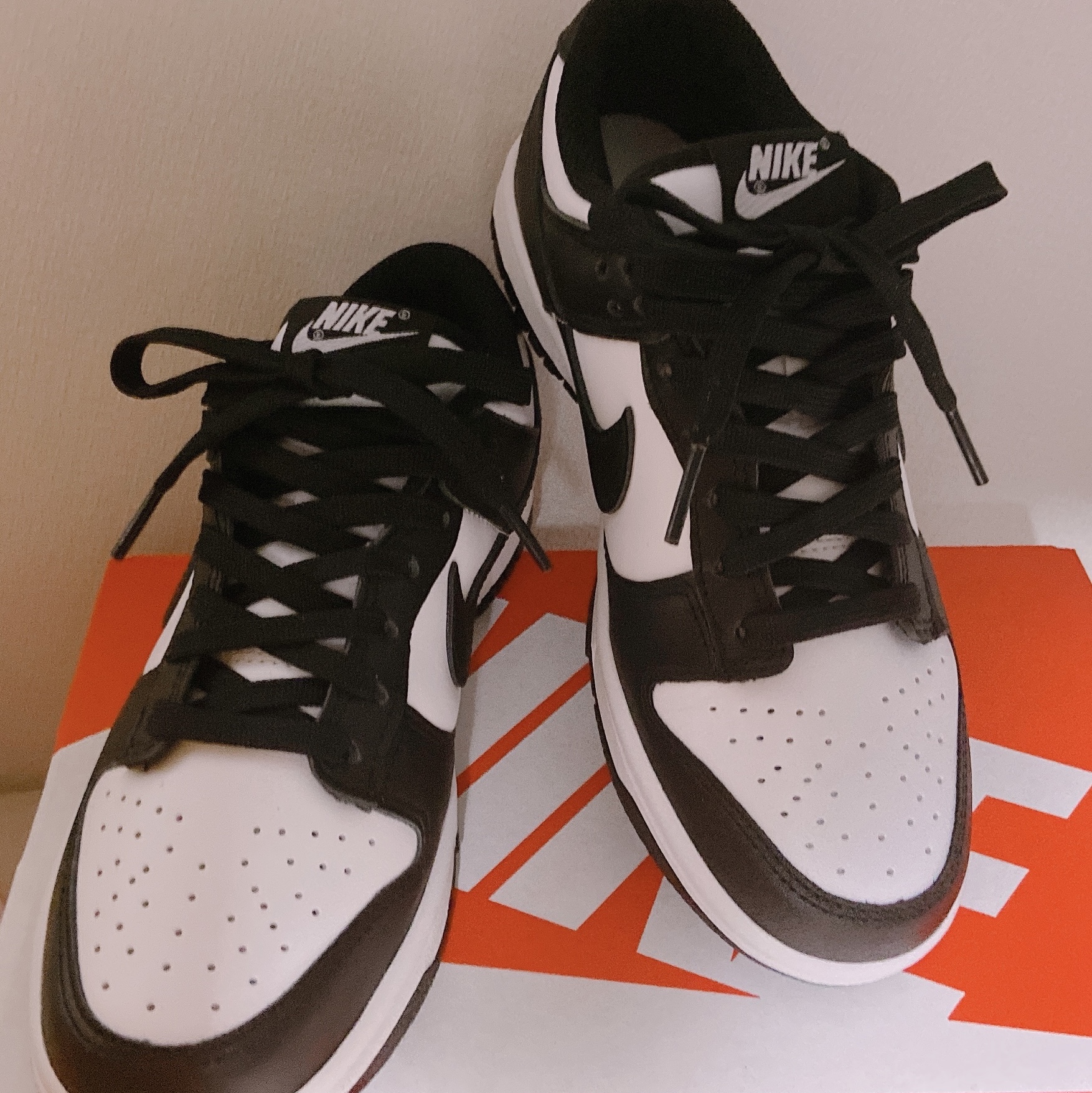 (W) Nike Dunk Low Black 착용 스타일 - 4