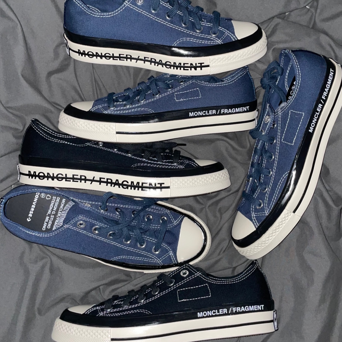 Converse x Moncler x Fragment Chuck 70 Ox Fraylor III Black 착용 스타일