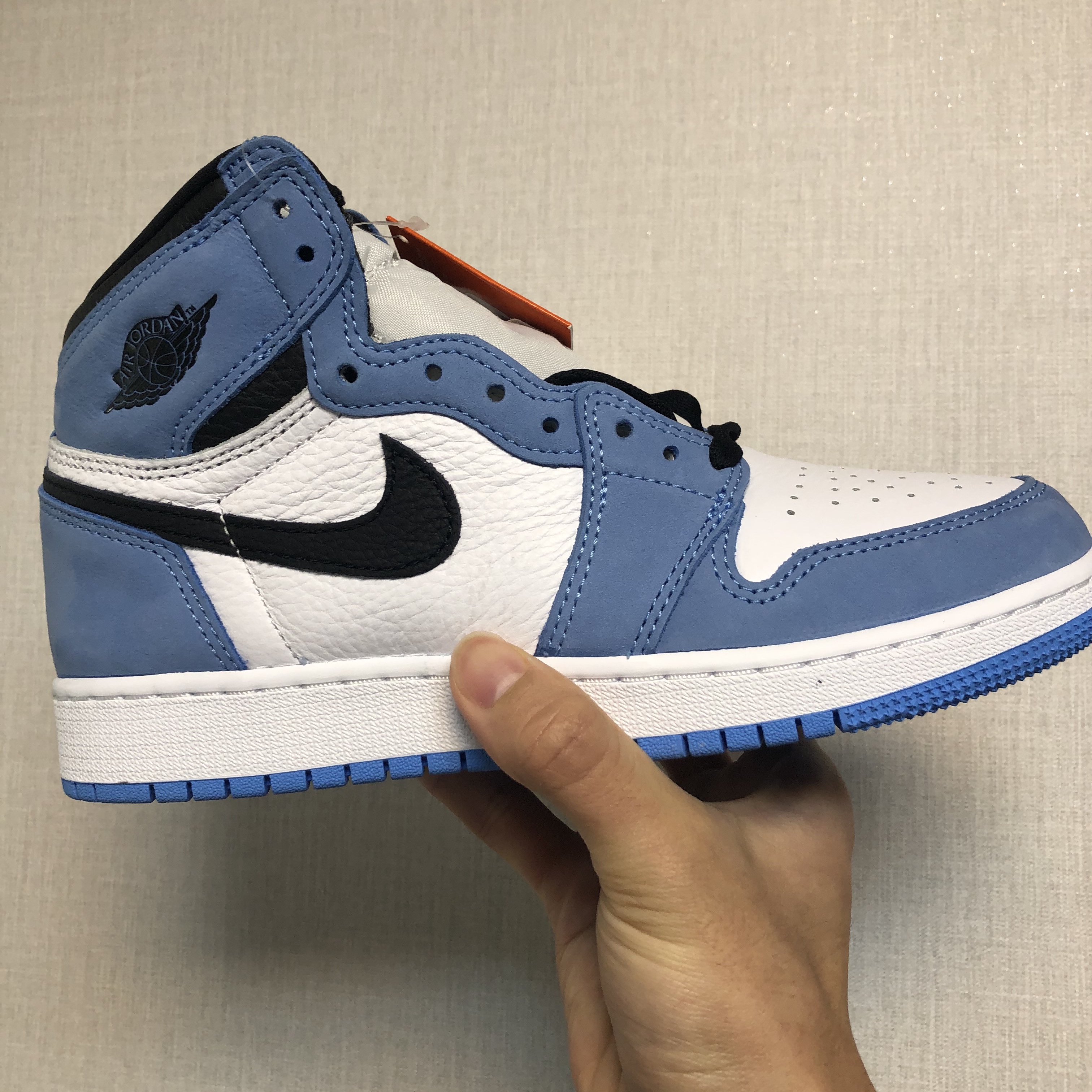 (GS) Jordan 1 Retro High OG University Blue 착용 스타일