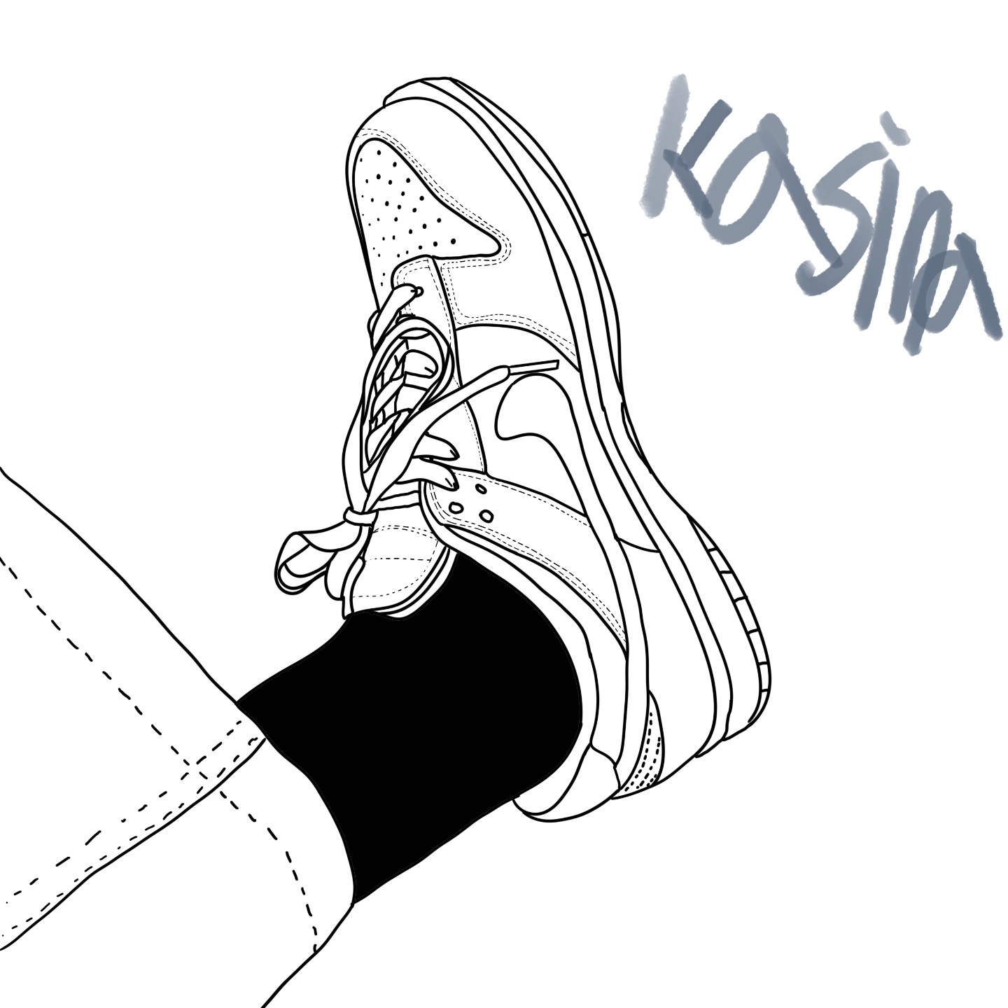 Nike x Kasina Dunk Low 80's Bus 착용 스타일 - 1