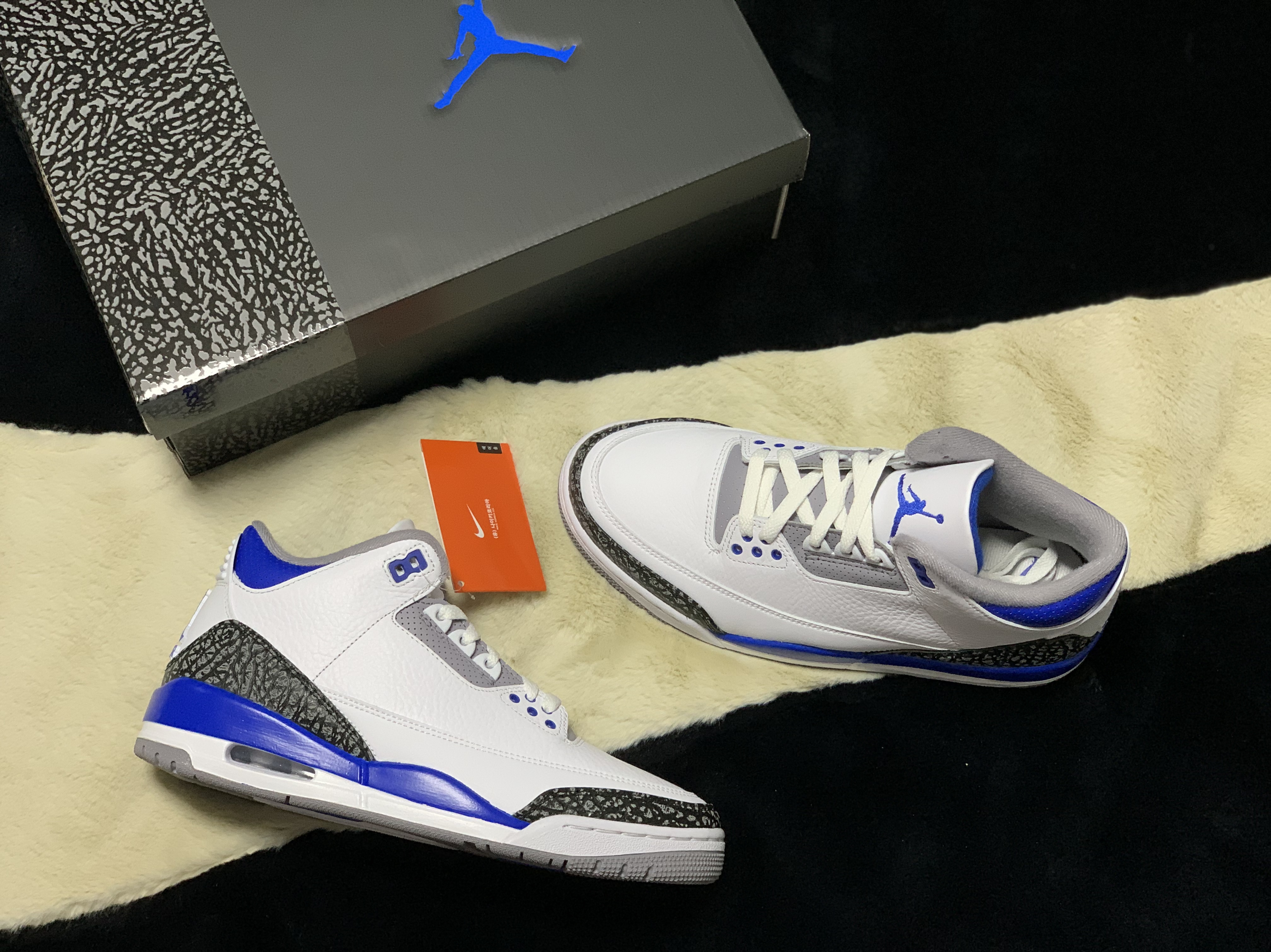 Jordan 3 Retro Racer Blue 착용 스타일 - 1