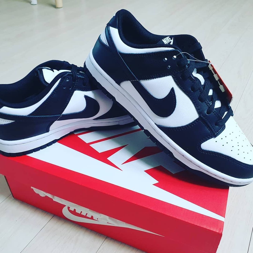 Nike Dunk Low Retro Black 착용 스타일 - 2