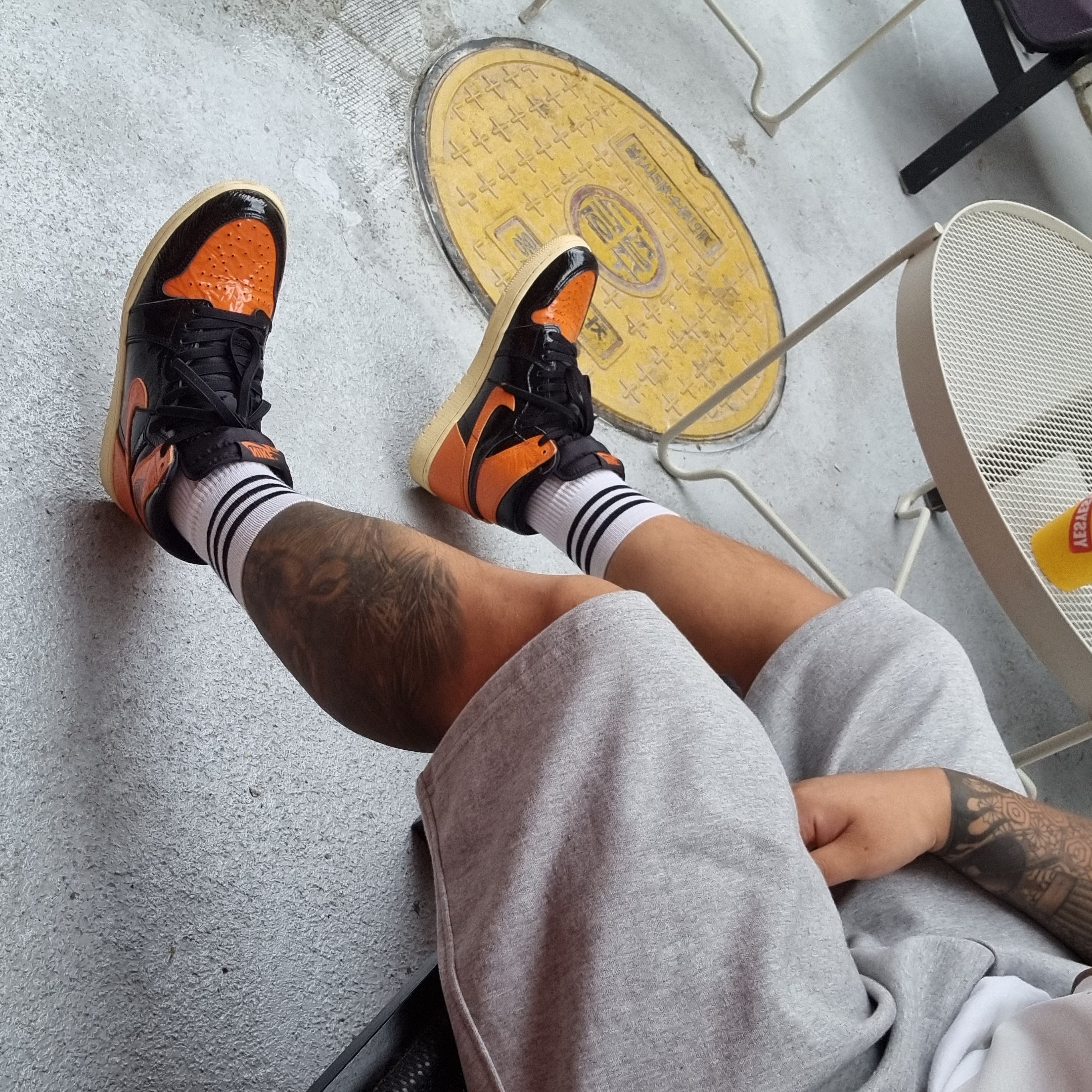Jordan 1 Retro High Shattered Backboard 3.0 착용 스타일