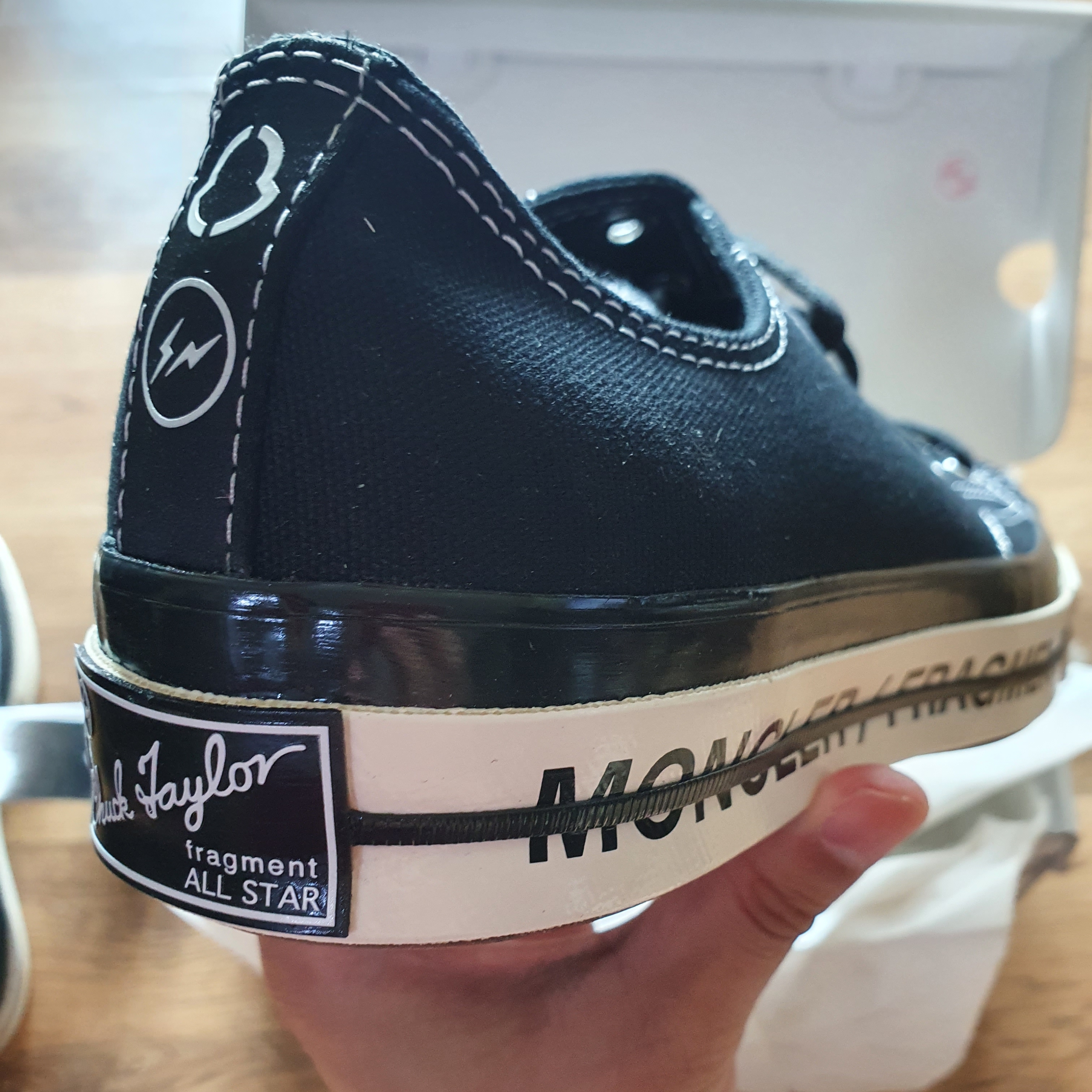Converse x Moncler x Fragment Chuck 70 Ox Fraylor III Black 착용 스타일 - 4