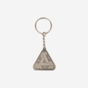 Palace Tri-Ferg Metal Keyring Silver - 20SS