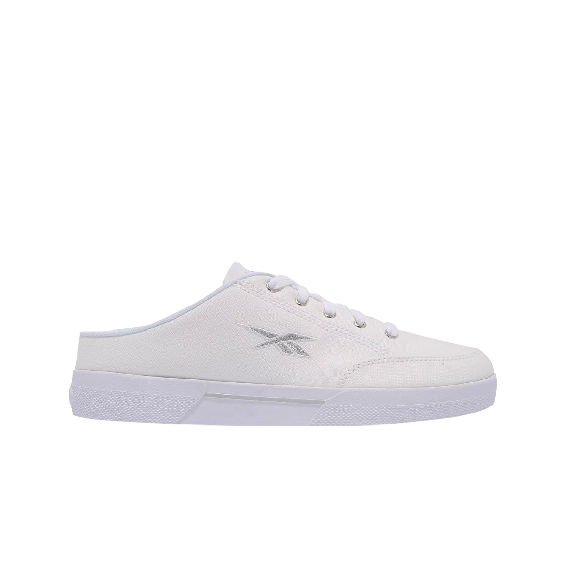 리복 슬라이스 뮬 캔버스 화이트 실버 메탈릭(Reebok Slice Mule Canvas White Silver Metallic) - 1