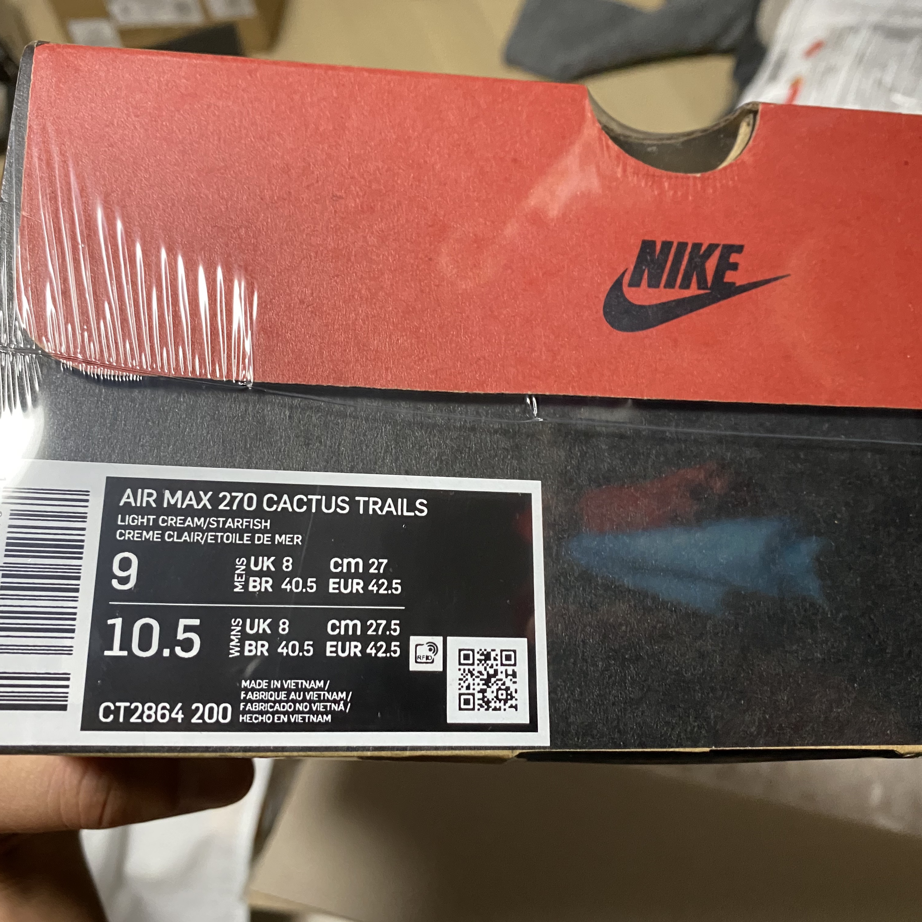 Nike x Travis Scott Air Max 270 React Cactus Trails 착용 스타일 - 4