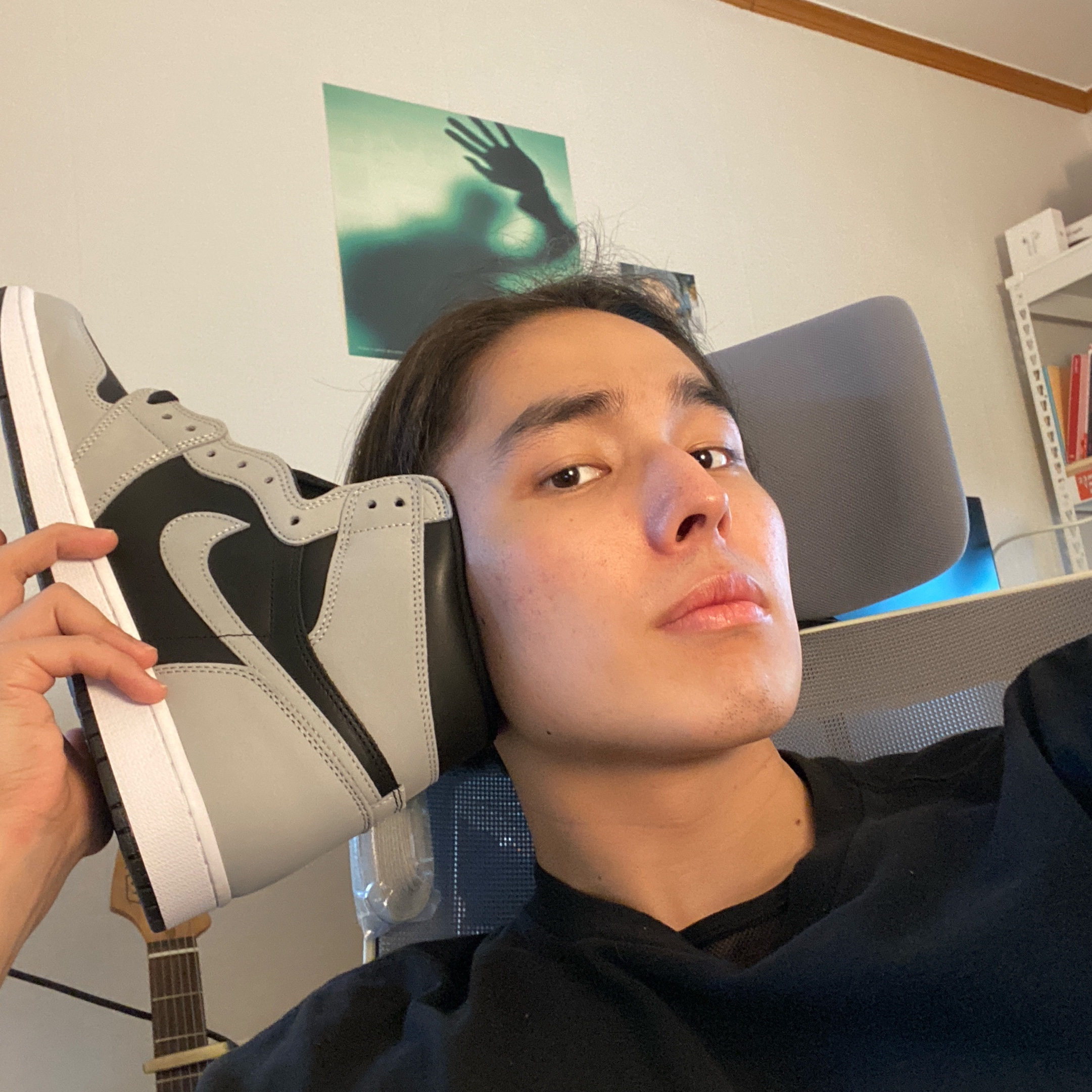 Jordan 1 Retro High OG Shadow 2.0, (GS) Jordan 1 Retro High OG Shadow 2.0 착용 스타일 - 1