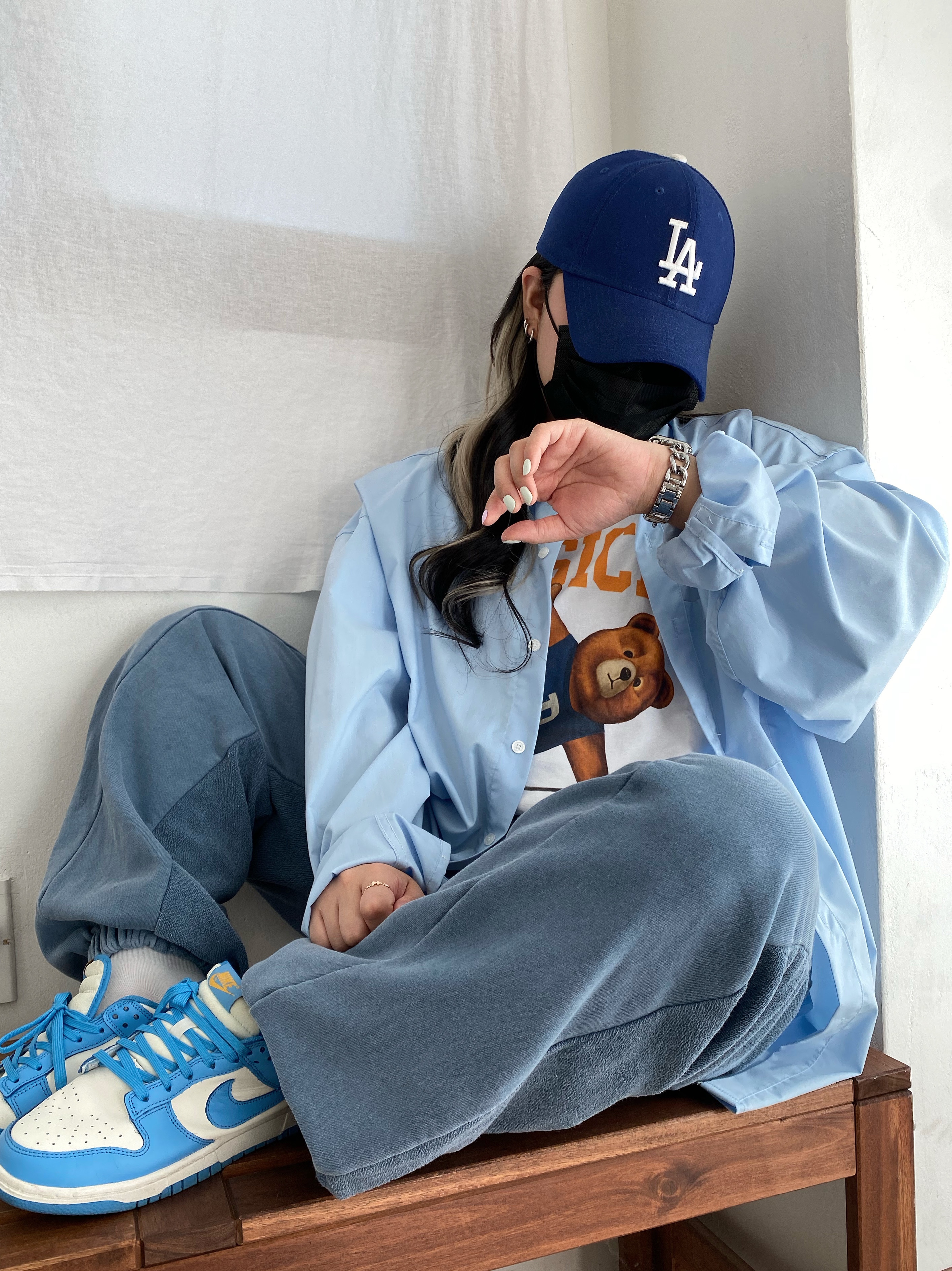 (W) Nike Dunk Low Coast 착용 스타일
