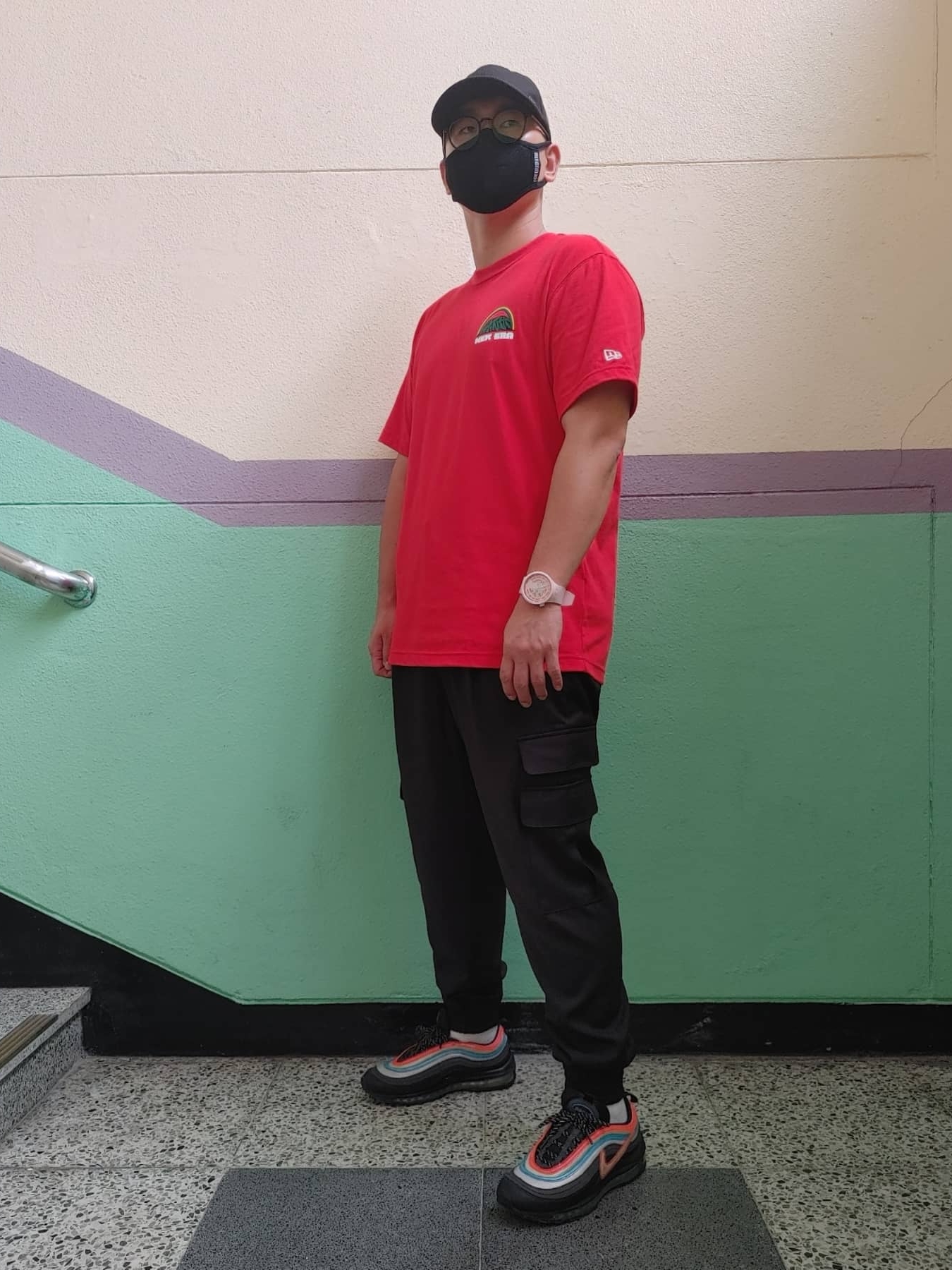 Nike Air Max 97 Neon Seoul 착용 스타일