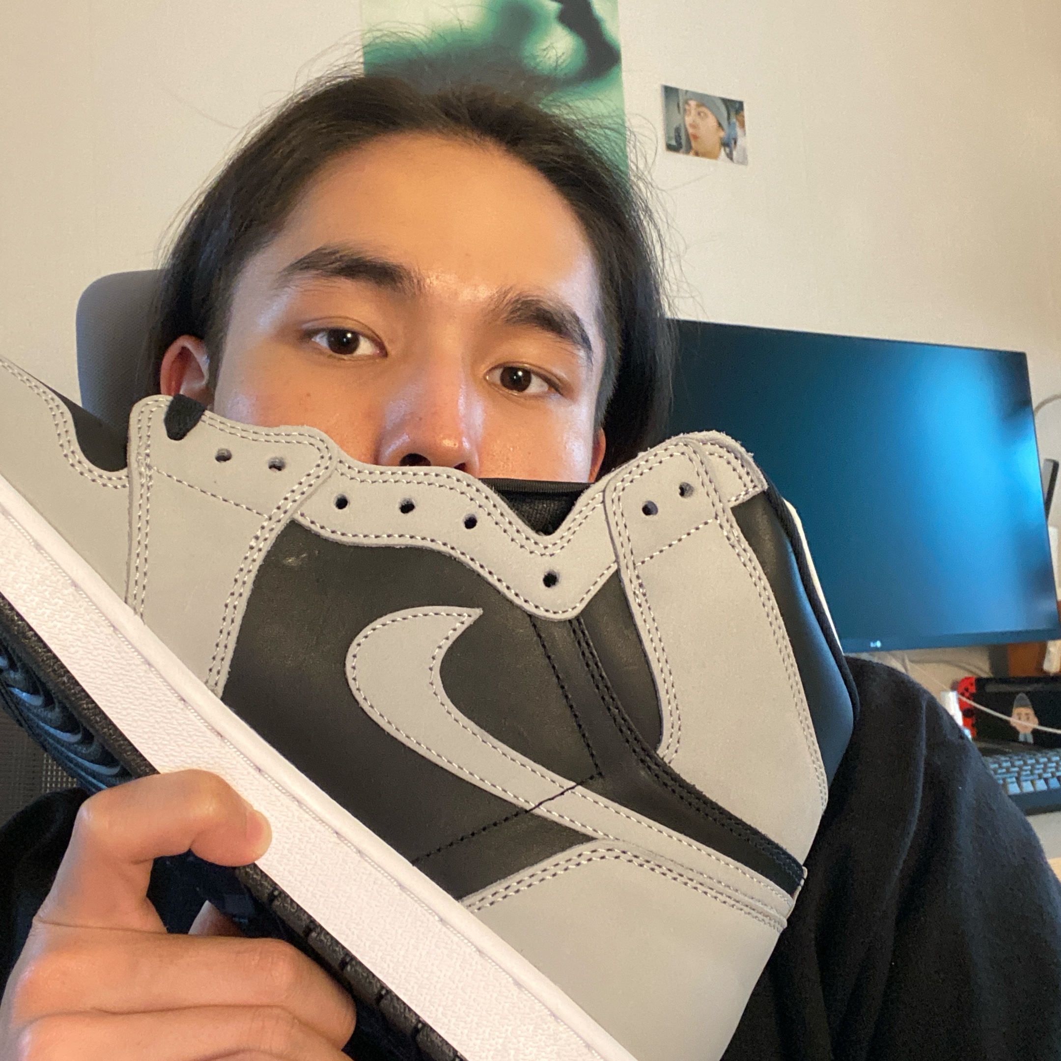 Jordan 1 Retro High OG Shadow 2.0, (GS) Jordan 1 Retro High OG Shadow 2.0 착용 스타일 - 2