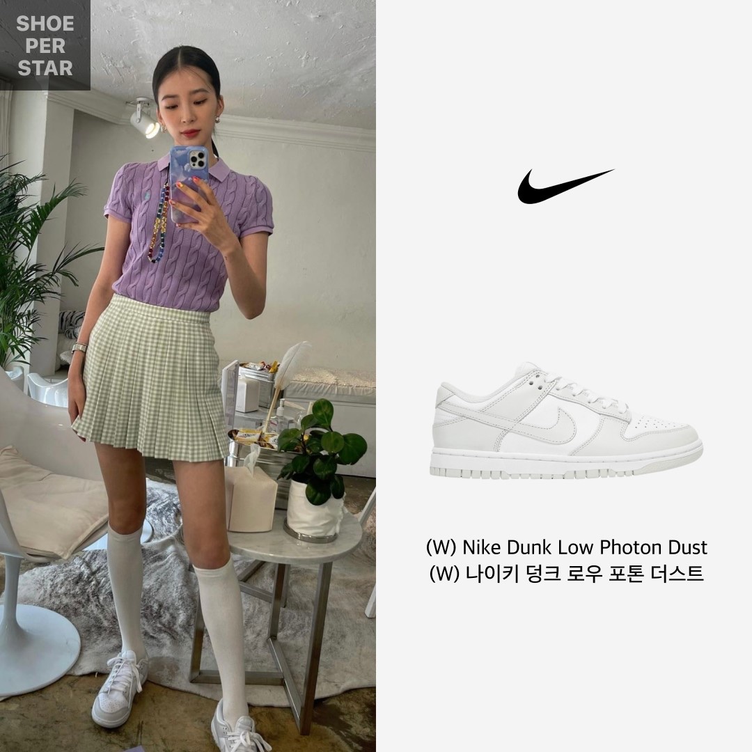 Nike x Peaceminusone Air Force 1 Low Para-Noise 2.0, (W) Nike Dunk Low Photon Dust 착용 스타일 - 3