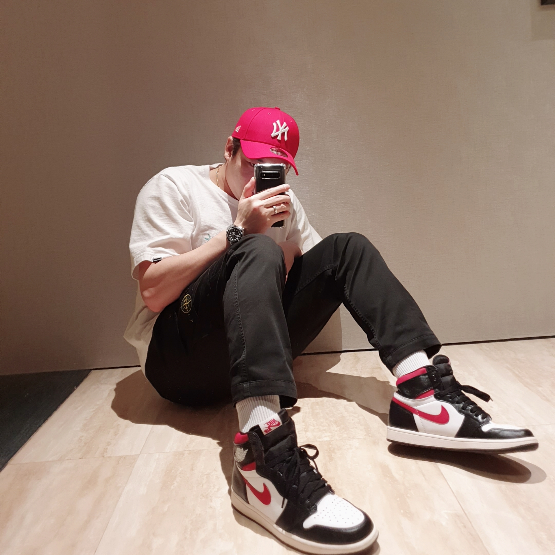 Jordan 1 Retro High OG Gym Red 착용 스타일