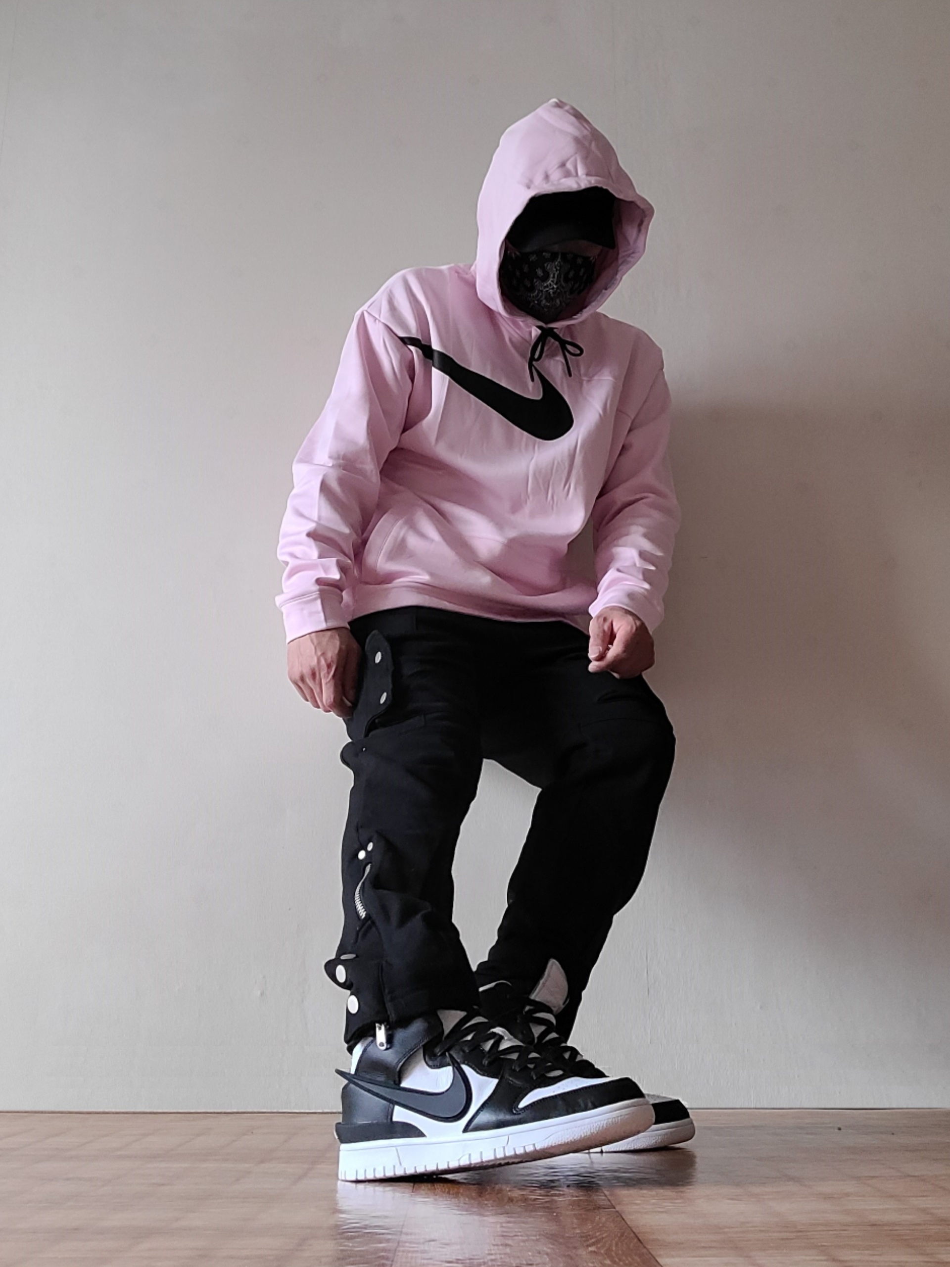 Nike x Ambush Dunk High Black 착용 스타일