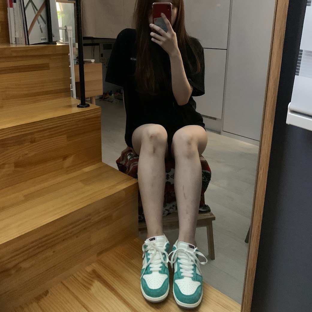 Nike x Kasina Dunk Low Road Sign - Kasina Exclusive 착용 스타일