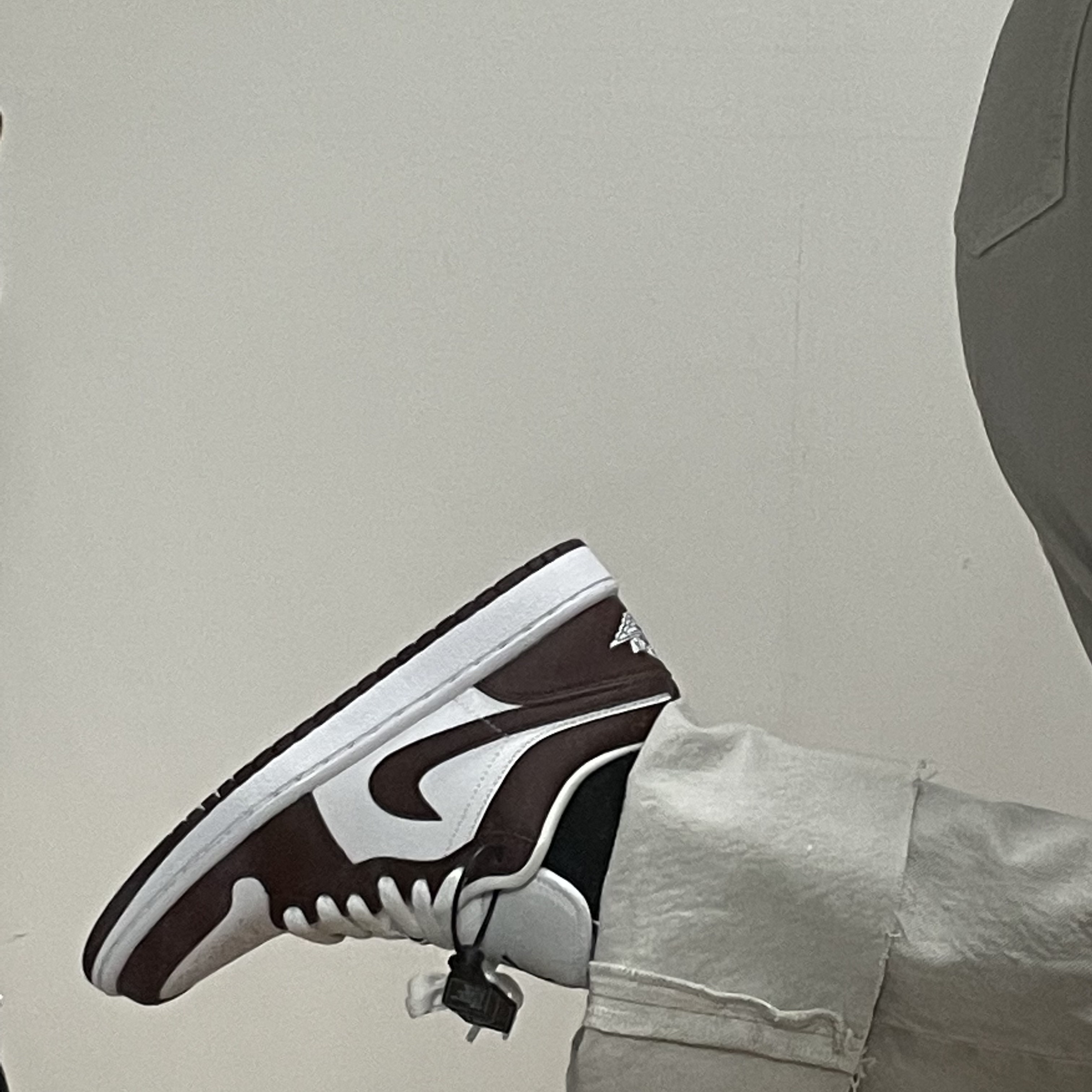 (W) Jordan 1 Low Bronze Eclipse 착용 스타일 - 1