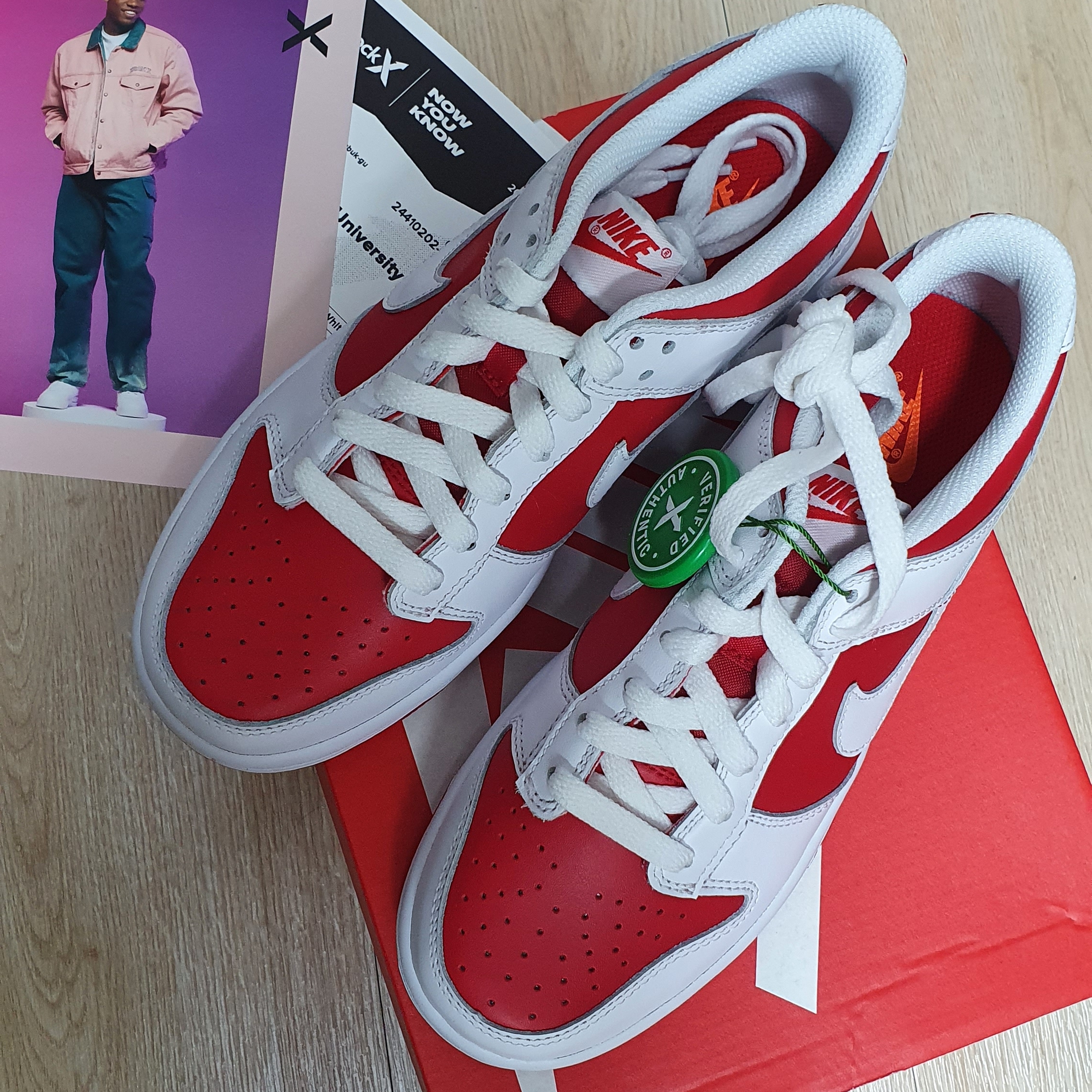 Nike Dunk Low SP University Red 2020 착용 스타일 - 1