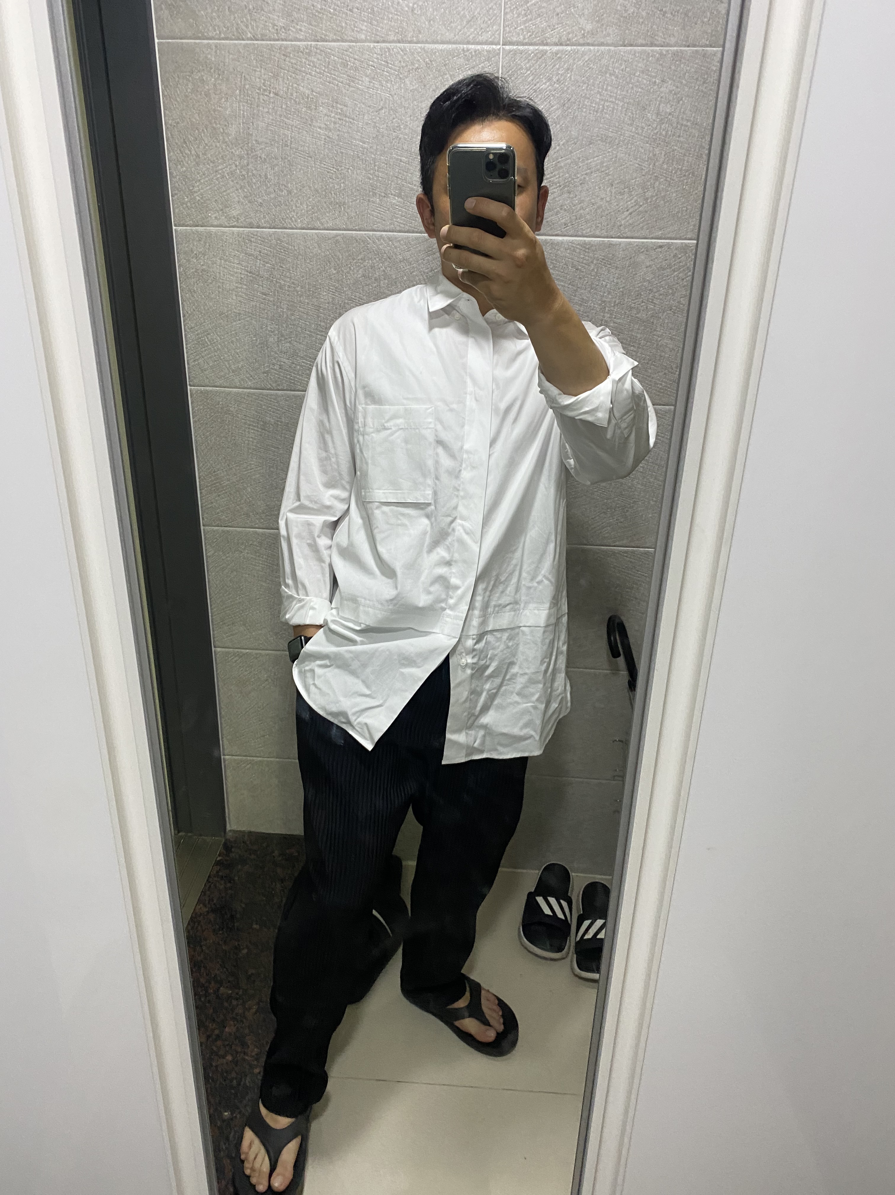 Nike x Ambush Dunk High Deep Royal Blue, Palace Bio Hazard T-Shirt Black - 21SS 착용 스타일 - 2