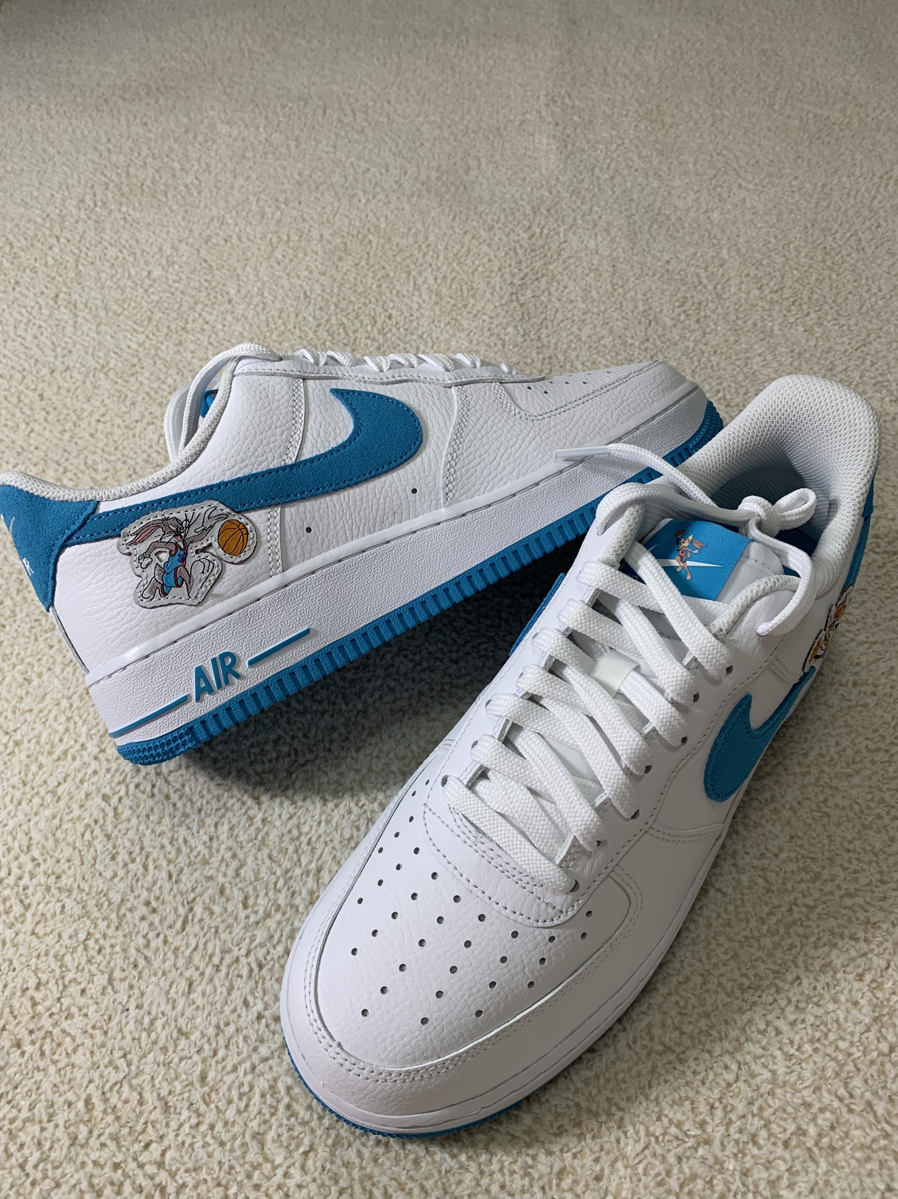 Nike x Space Jam: A New Legacy Air Force 1 '07 Tune Squad 착용 스타일