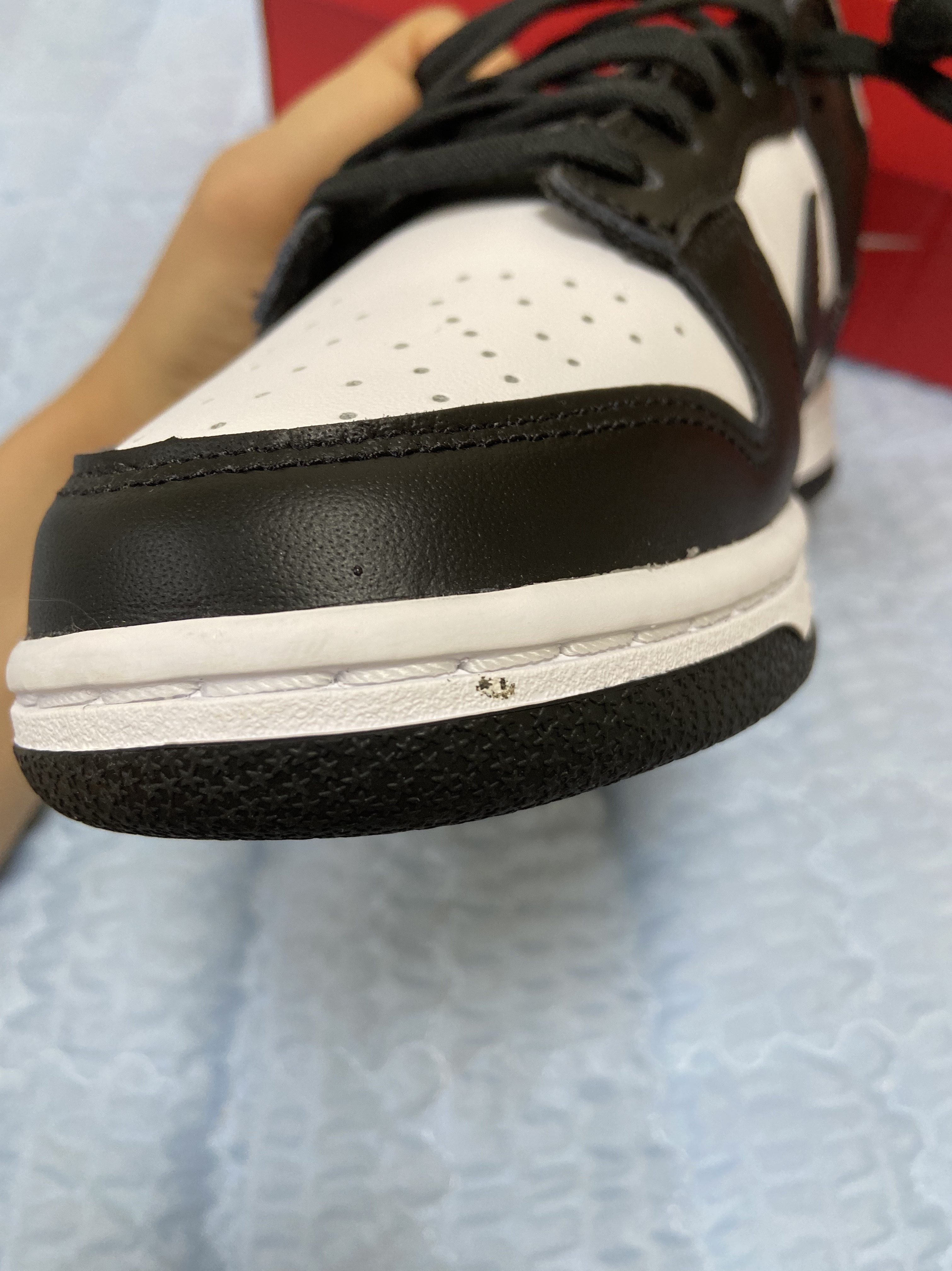 Nike Dunk Low Retro Black 착용 스타일 - 3