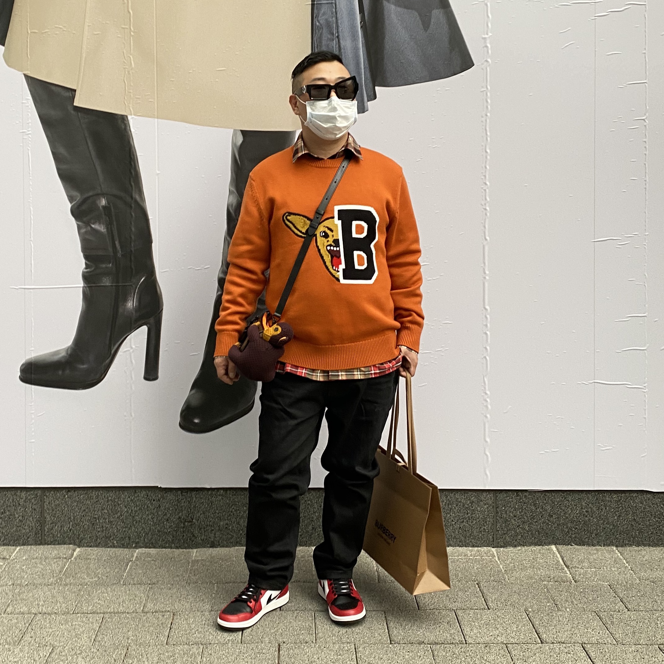 Jordan 1 Mid Chicago Black Toe 착용 스타일