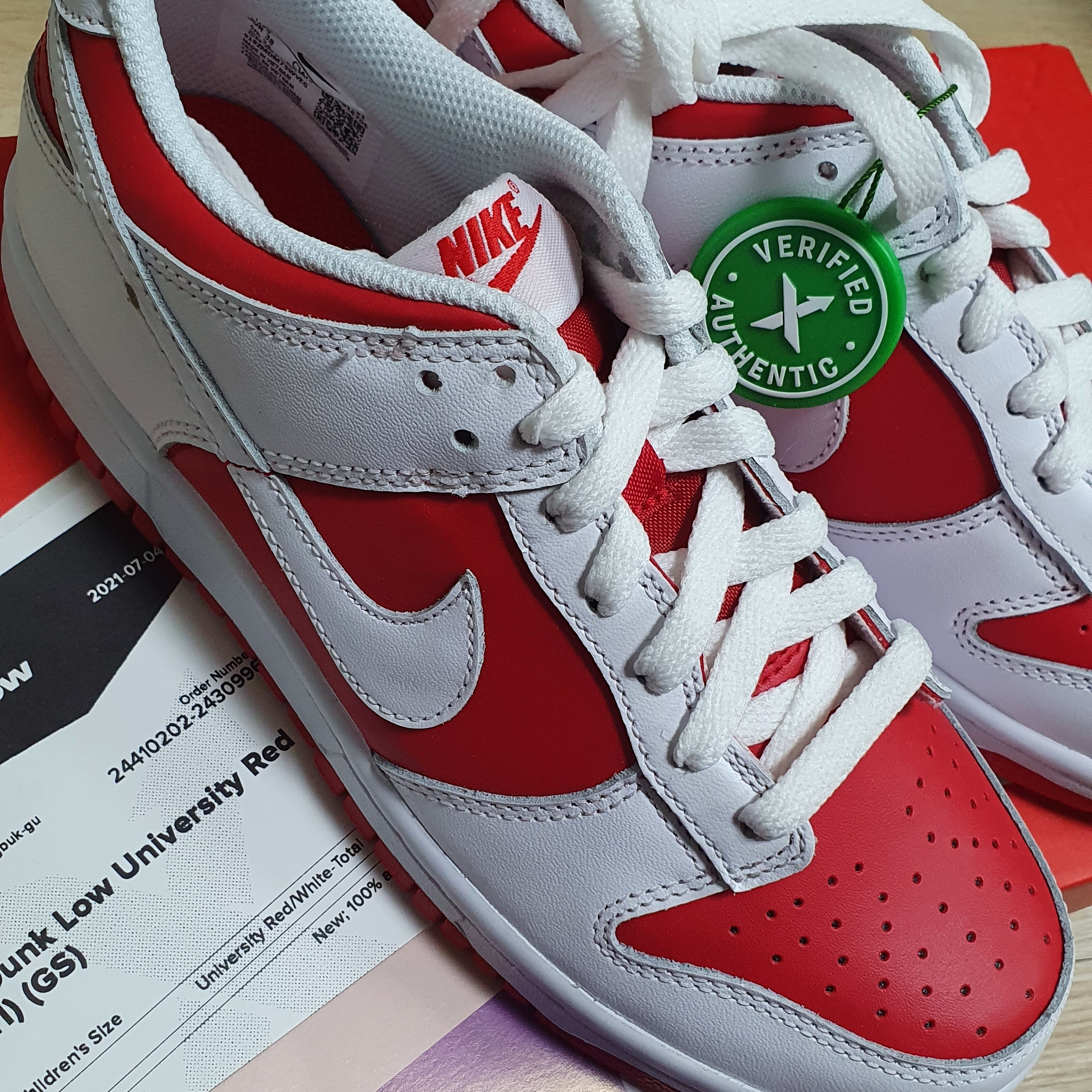 Nike Dunk Low SP University Red 2020 착용 스타일 - 2