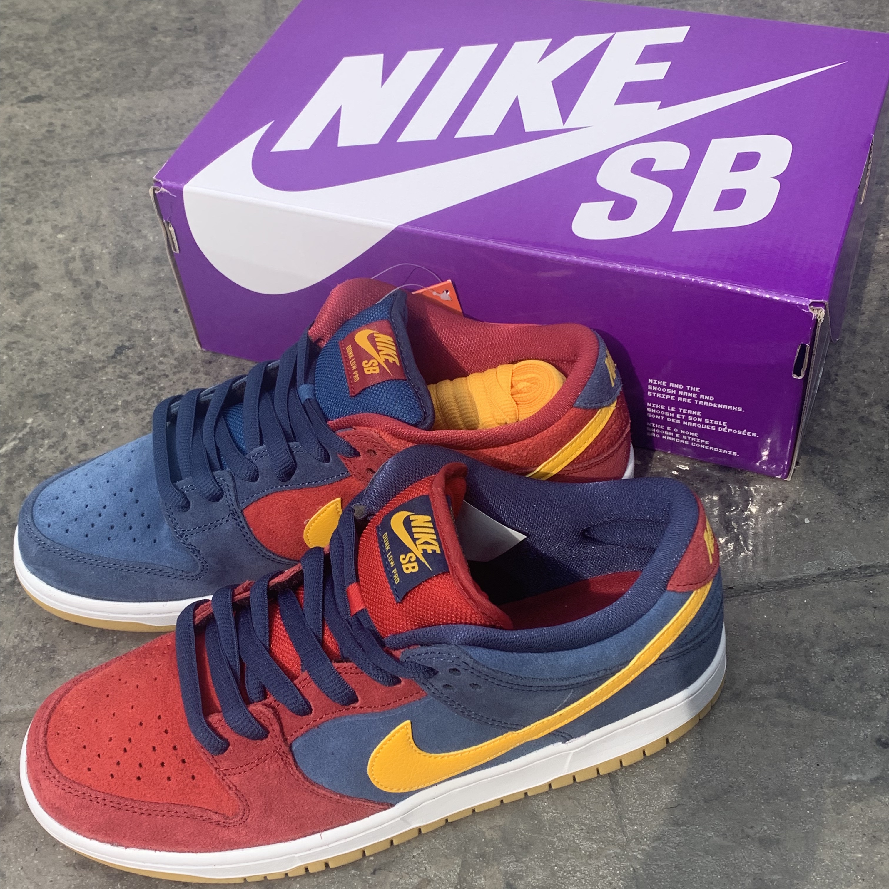 Nike SB Dunk Low Pro Premium Barcelona 착용 스타일 - 1