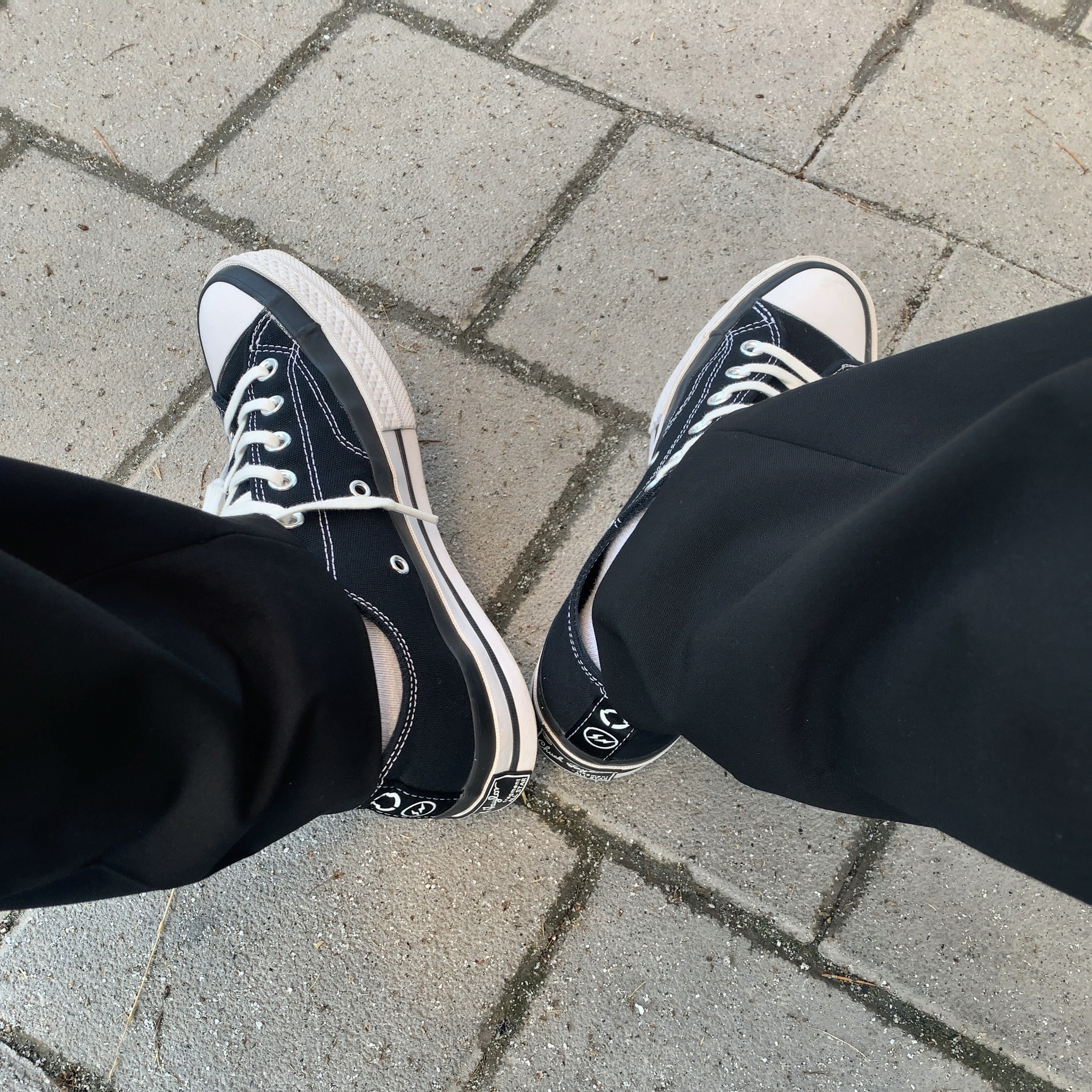 Converse x Moncler x Fragment Chuck 70 Ox Black 착용 스타일