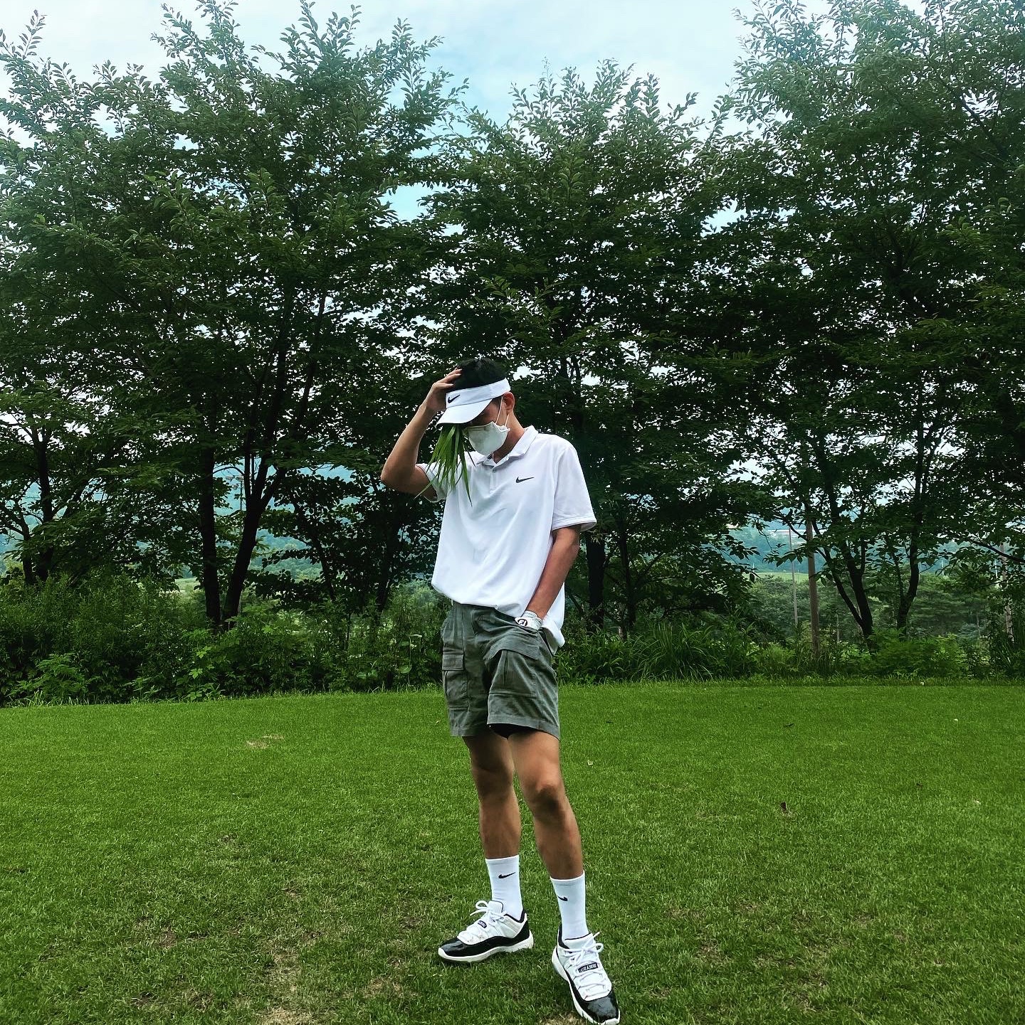 Jordan 11 Retro Low Golf Concord 착용 스타일 - 2