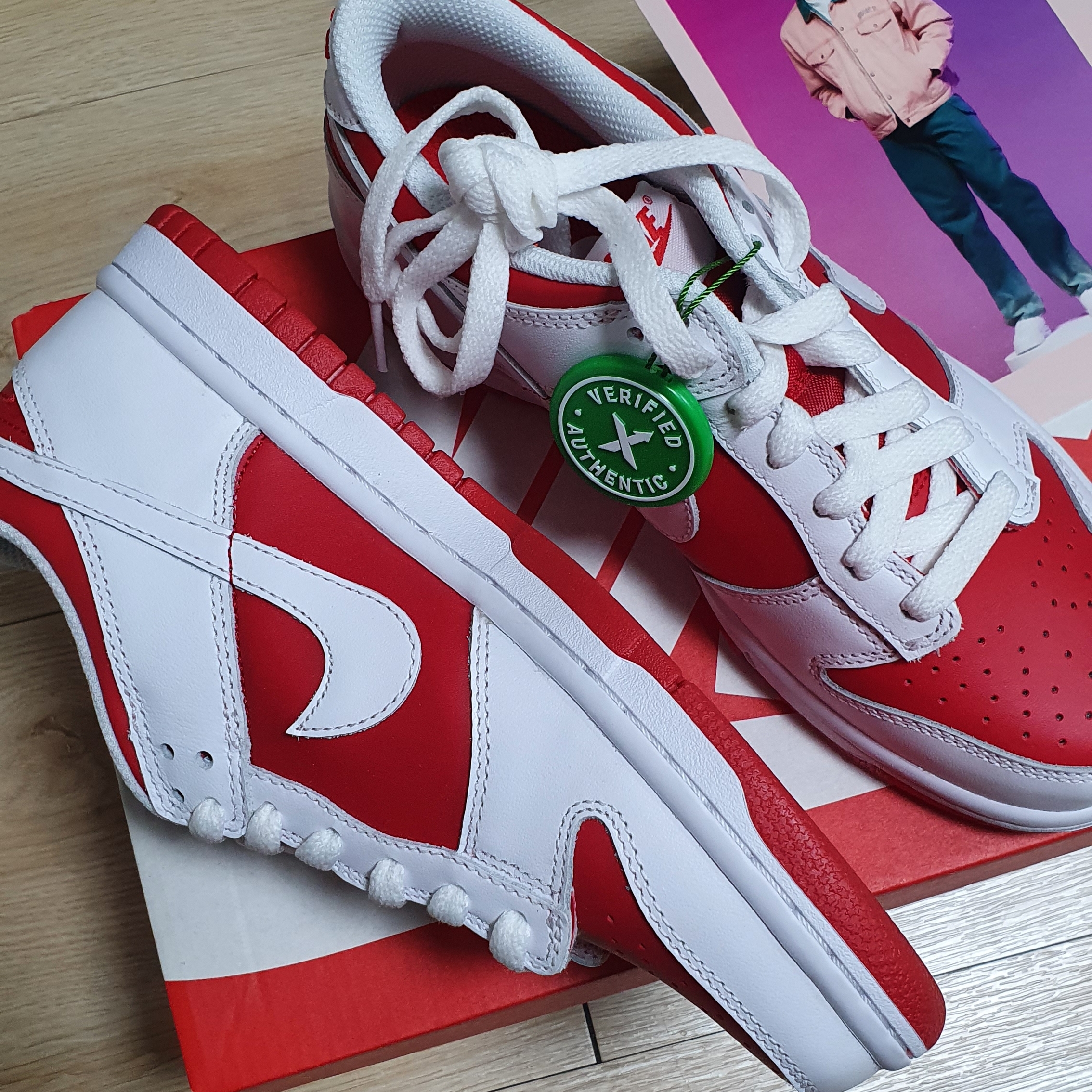 Nike Dunk Low SP University Red 2020 착용 스타일 - 3