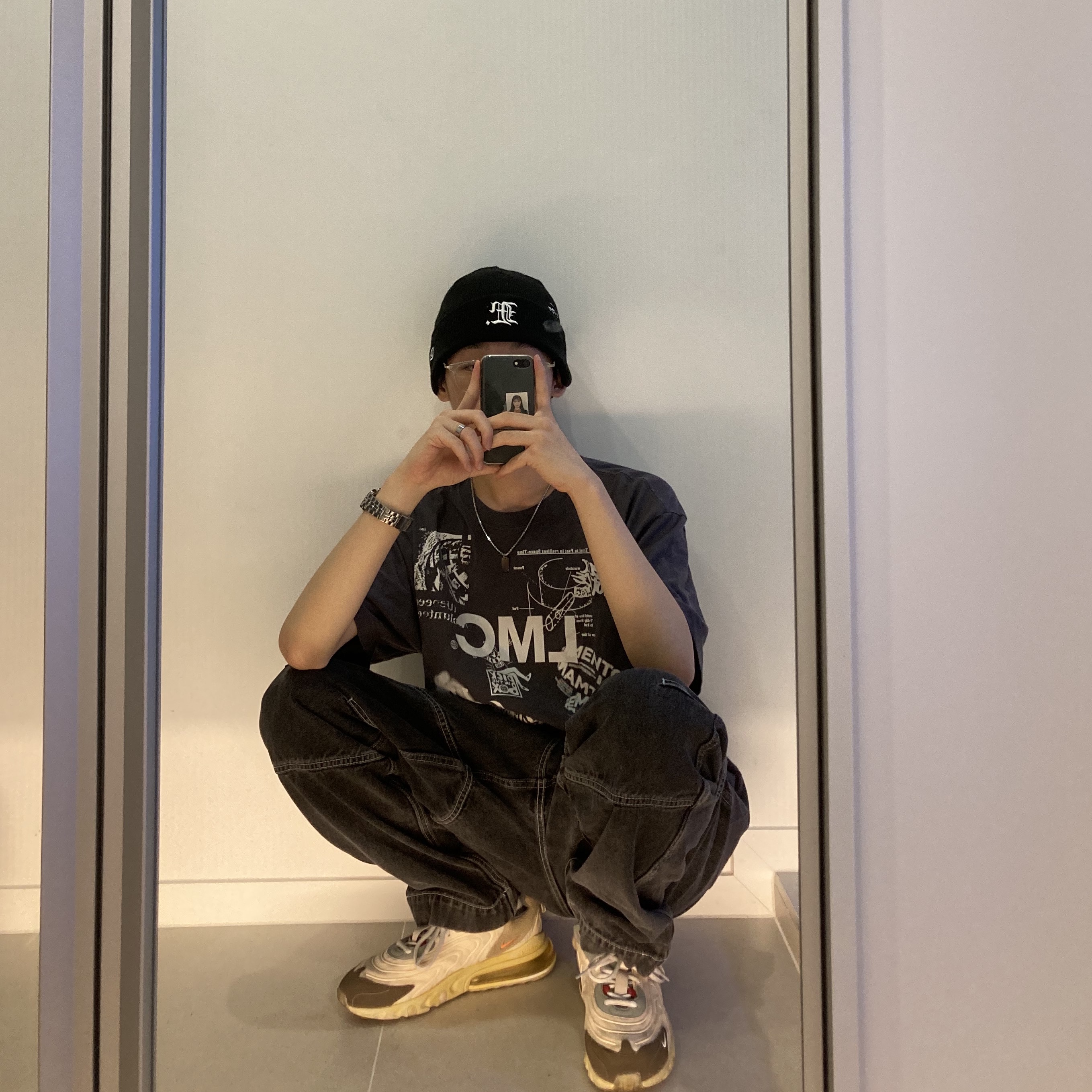 Nike x Travis Scott Air Max 270 React Cactus Trails 착용 스타일