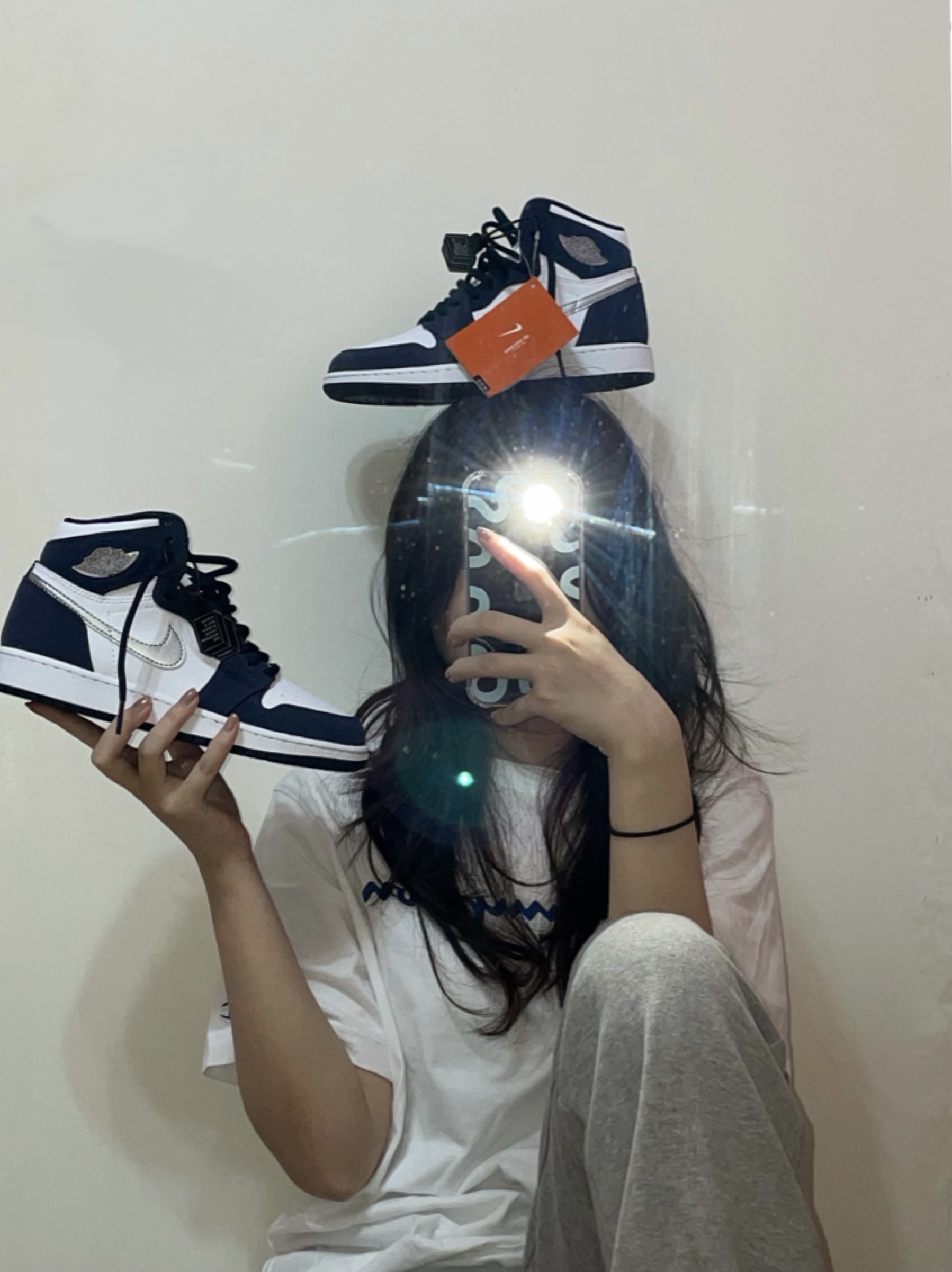 (GS) Jordan 1 Retro High OG CO.JP Midnight Navy 착용 스타일