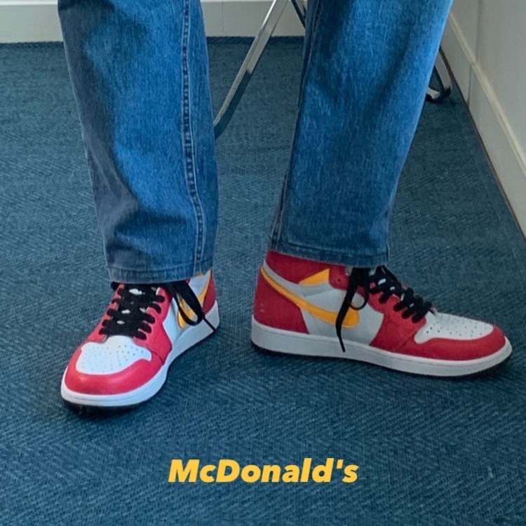 Jordan 1 Retro High OG Light Fusion Red 착용 스타일