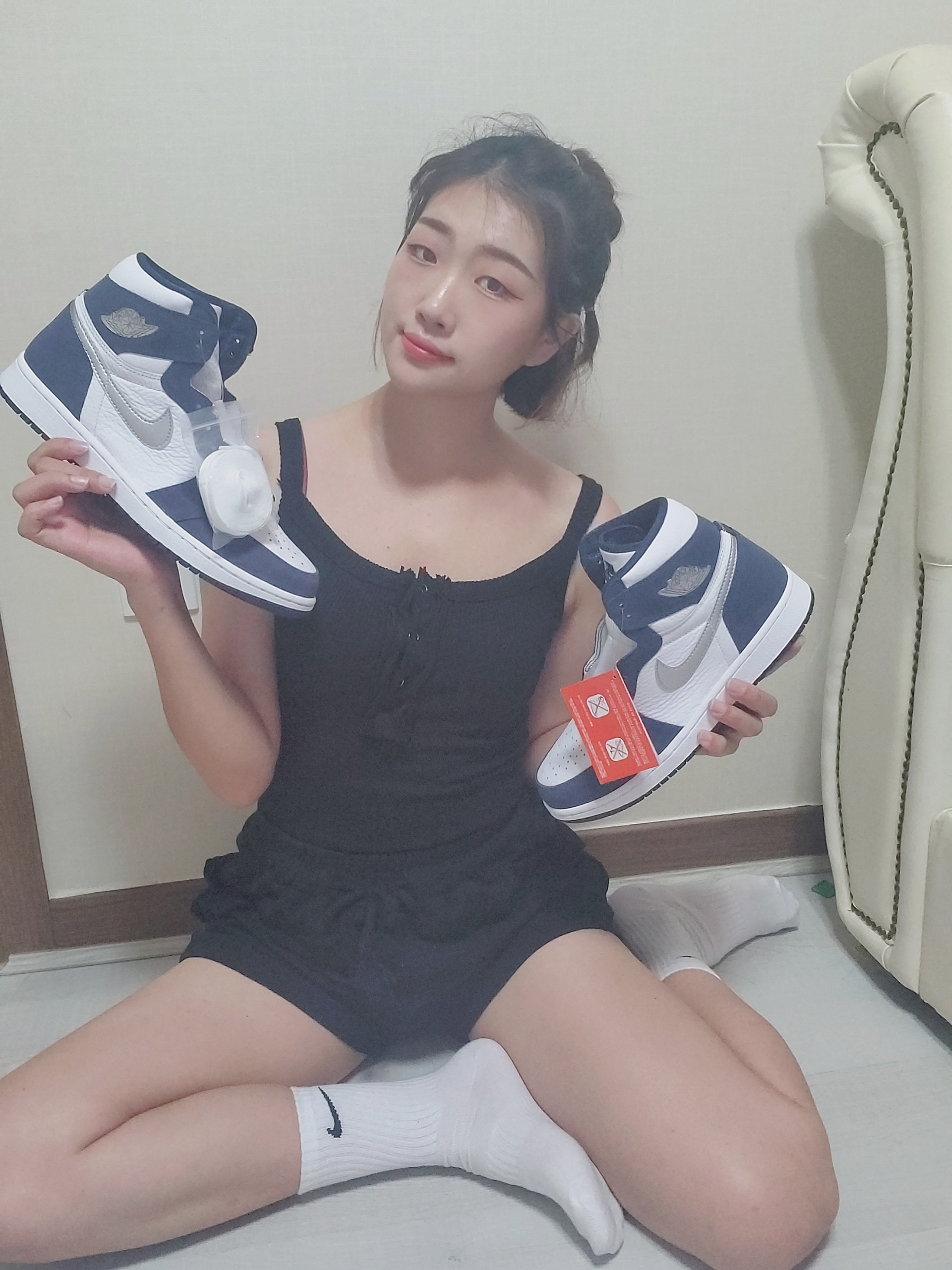 Jordan 1 Retro High OG CO.JP Midnight Navy 착용 스타일