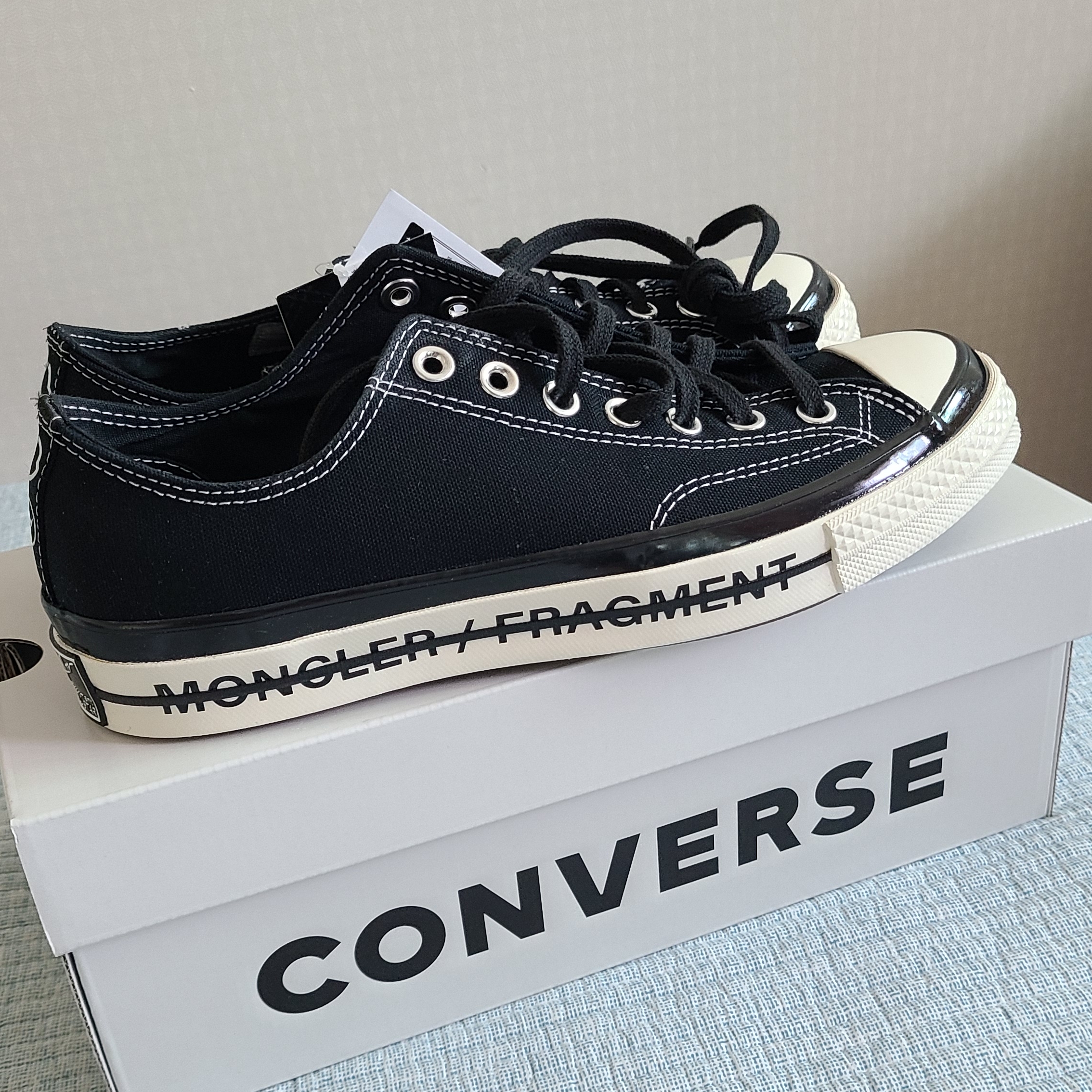 Converse x Moncler x Fragment Chuck 70 Ox Fraylor III Black 착용 스타일