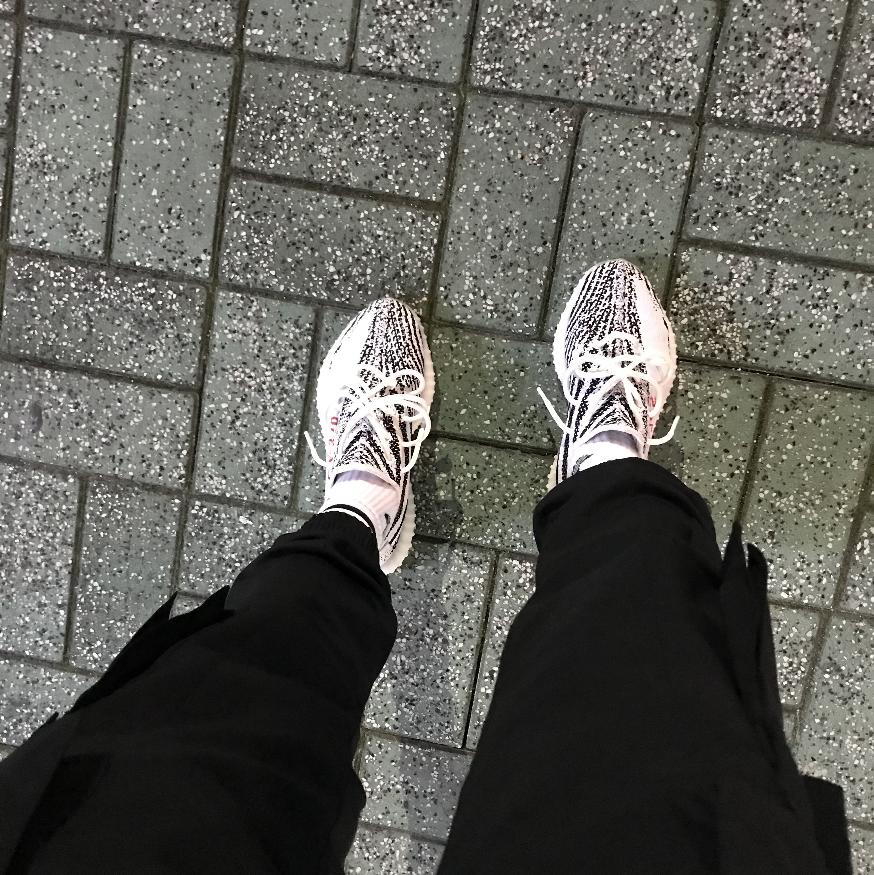 Adidas Yeezy Boost 350 V2 Zebra 2017/2019/2020 착용 스타일 - 2
